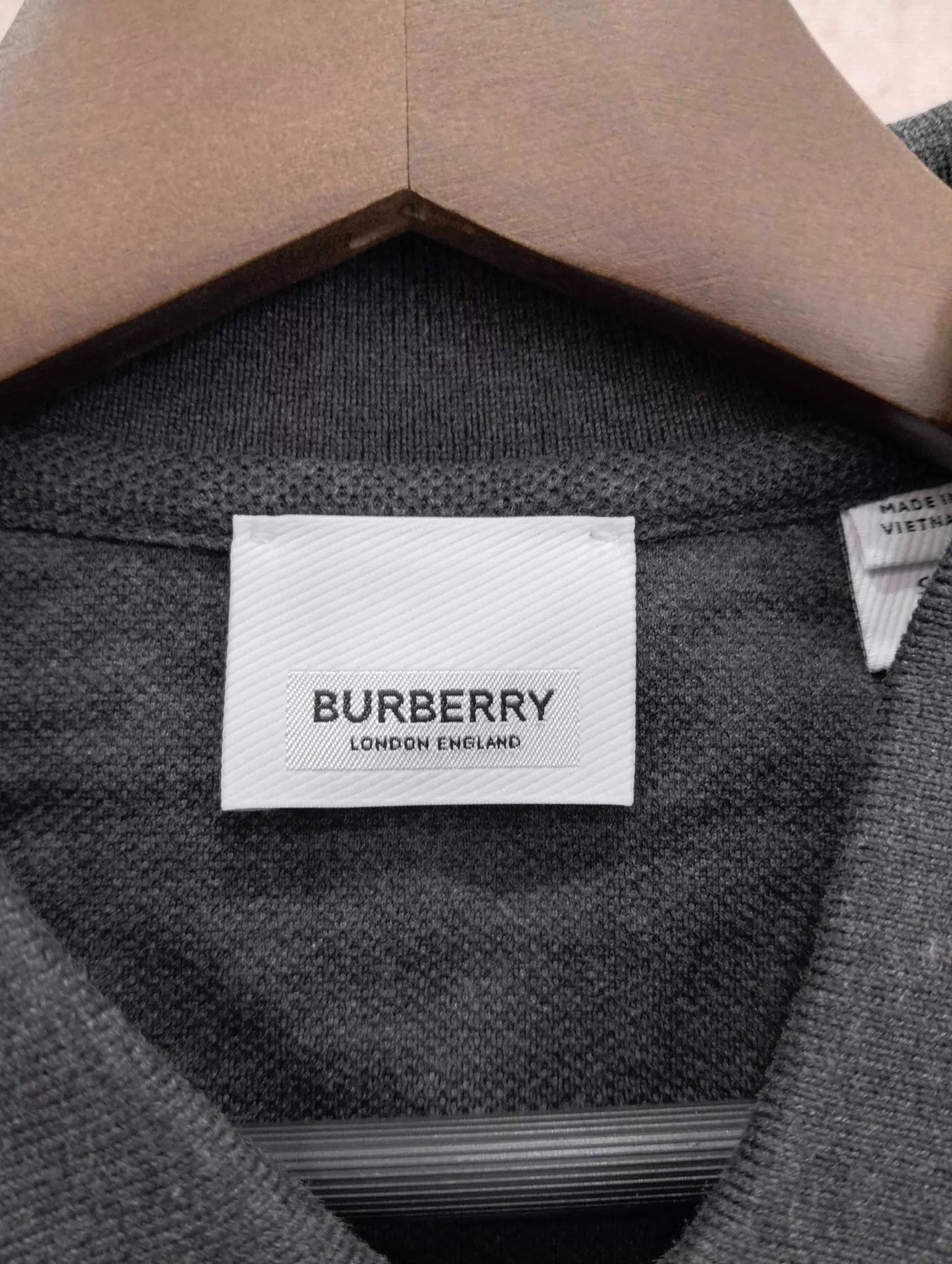 Burberry Burberry B Box Embroidered Dark Gray S Polo Shirt Size US S / EU 44-46 / 1 - 4 Thumbnail