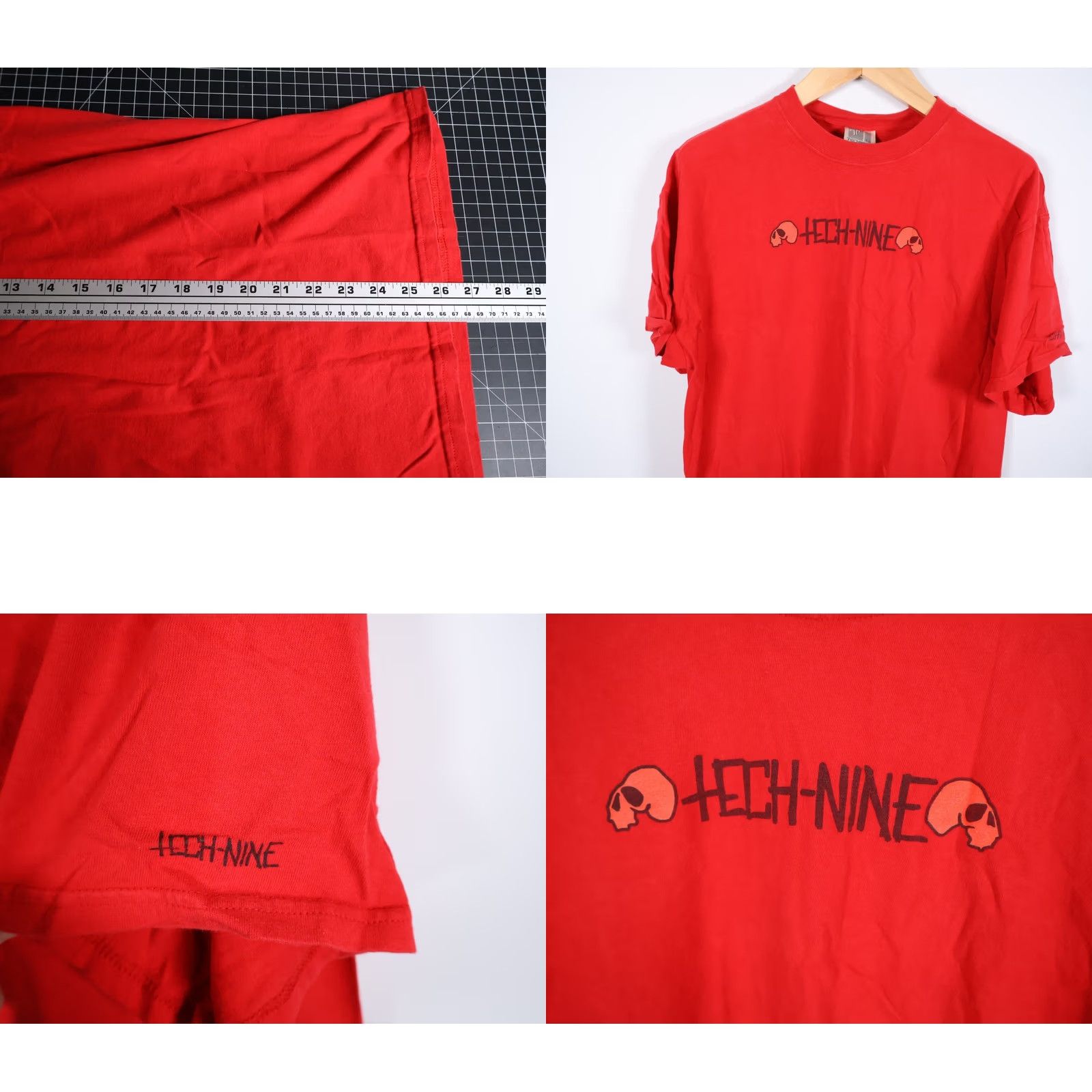 Vintage VTG Technine T-Shirt Red Men's XL Outdoor Graphic Print Crew Neck Short Sleeve Summer Spring Fall Winter 2000s Mens Size US XL / EU 56 / 4 - 8 Thumbnail