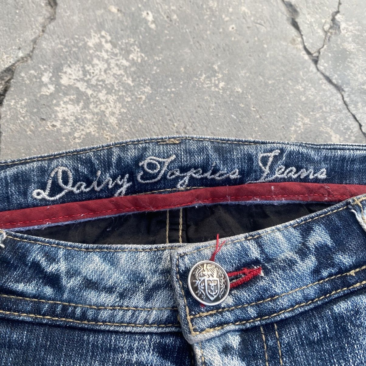 14th Addiction × If Six Was Nine × Japanese Brand DAILY TOPICS THUNDER FLARE Stretchable Jeans Size US 30 / EU 46 - 9 Thumbnail