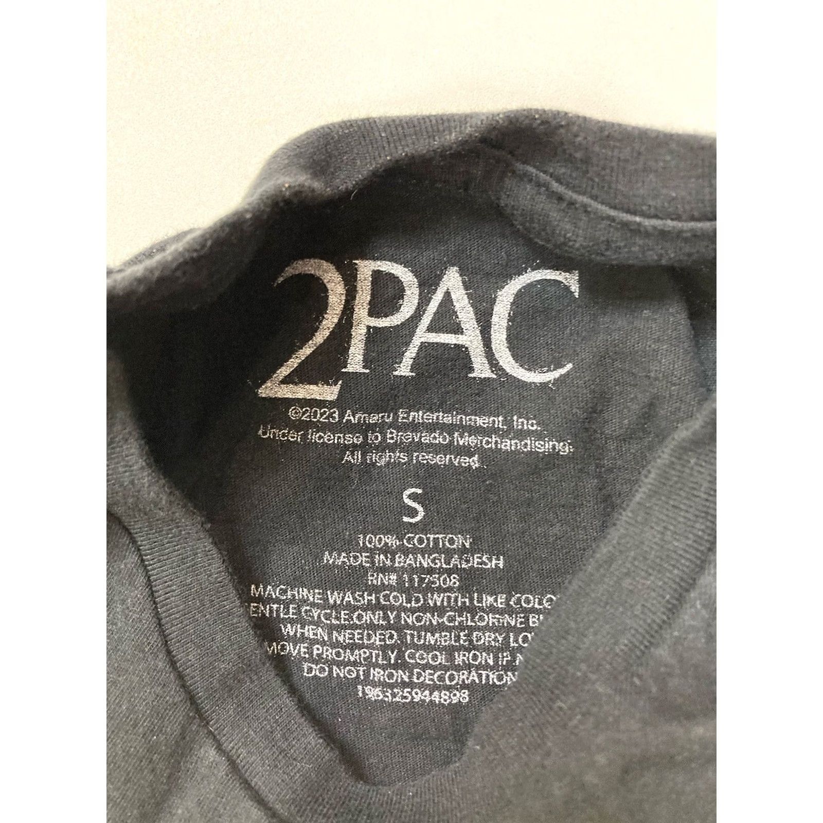 Vintage 2pac Tupac Shakur Trust Nobody Graphic T-shirt Women Small Black Music Shirt Ladies Small Black Hip Hop 90s Party/Cocktail Casual Size S / US 4 / IT 40 - 4 Thumbnail
