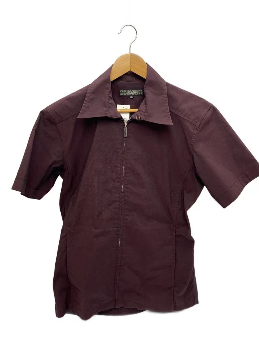 Jean Paul Gaultier Zip Short Sleeve Cotton Shirt Size US M / EU 48-50 / 2 - 1 Thumbnail