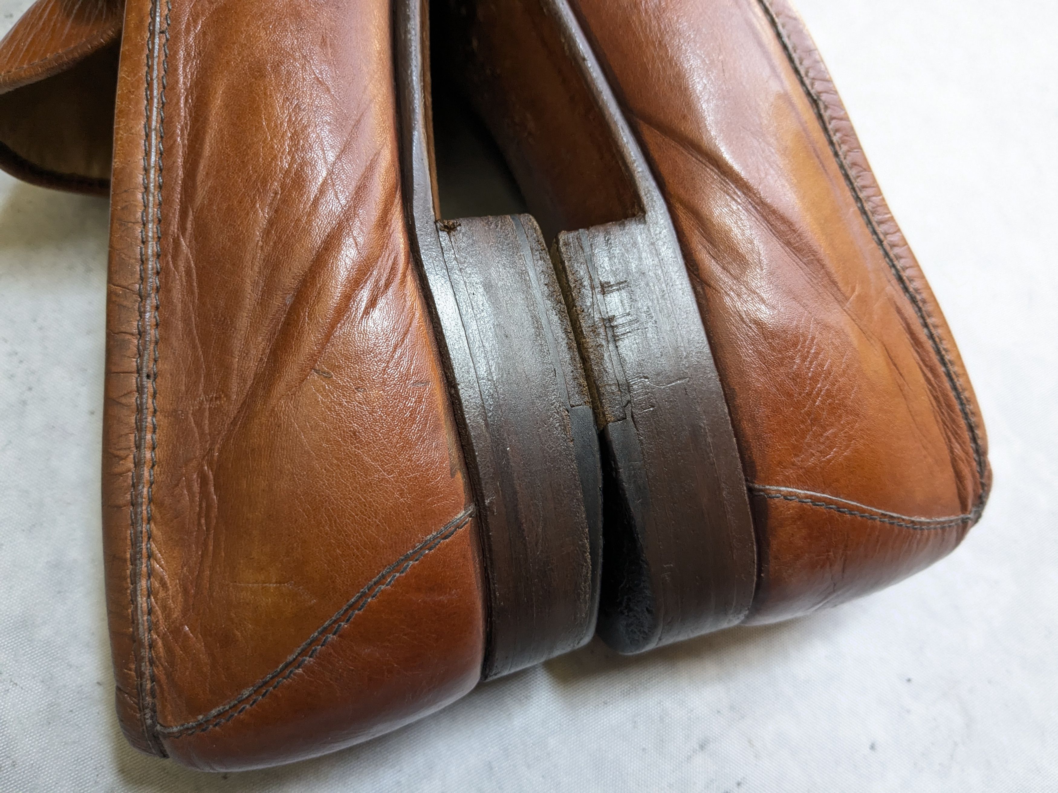 Gucci Gucci Horsebit Loafers Brown 9 Narrow Leather Buckle Size US 9 / EU 42 - 8 Thumbnail
