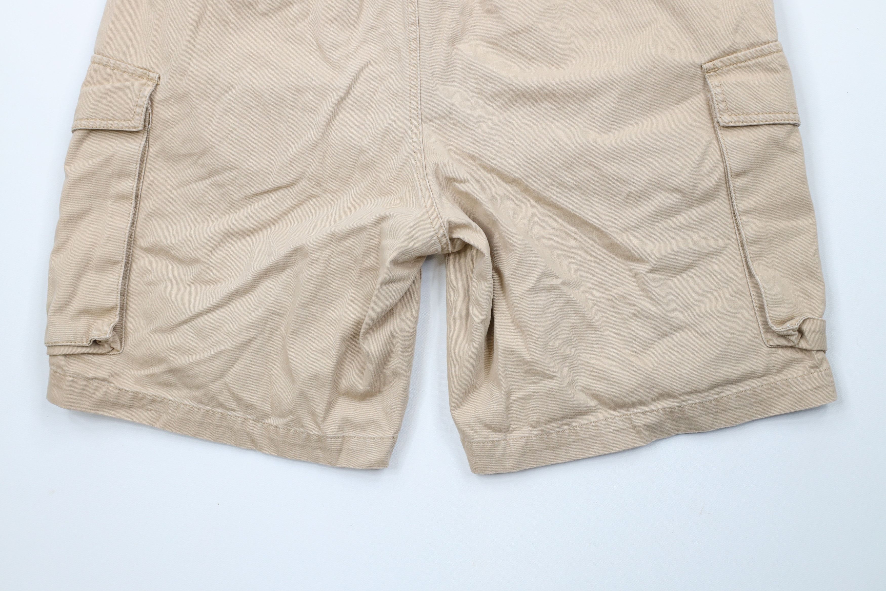 Vintage Vintage 90s Ohio State University Cargo Shorts Beige Cotton Size US 32 / EU 48 - 11 Thumbnail