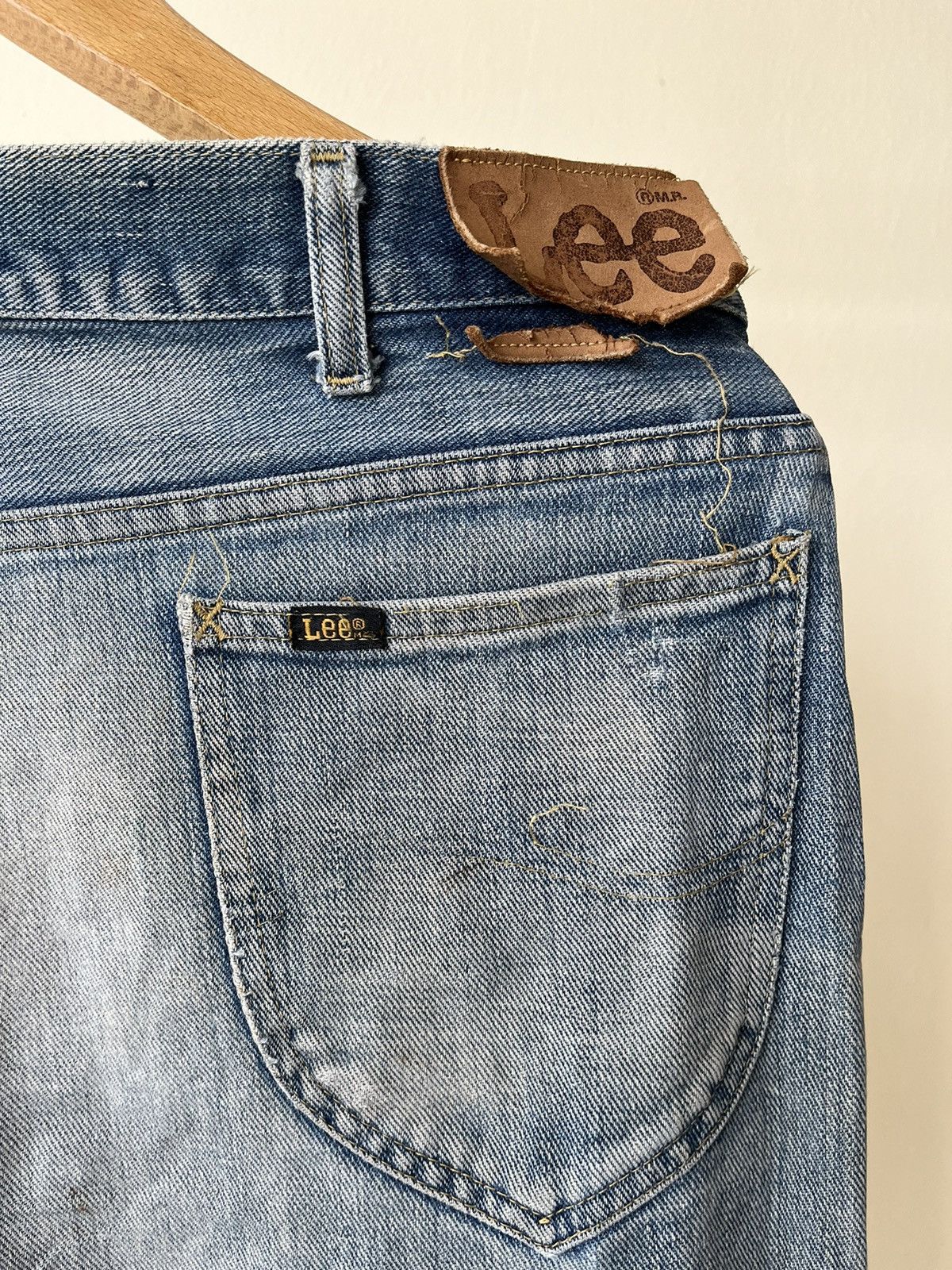 Vintage 70s Distressed Lee Size US 33 - 5 Thumbnail