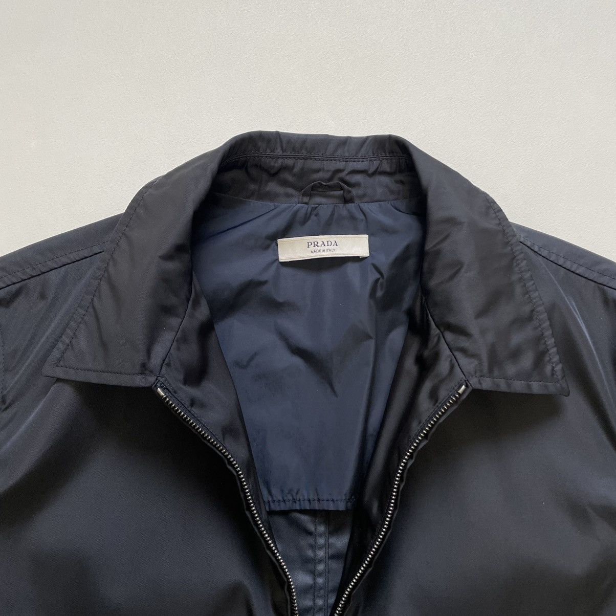 Prada Early 2000s Cropped Nylon Work Jacket Size US M / EU 48-50 / 2 - 6 Thumbnail