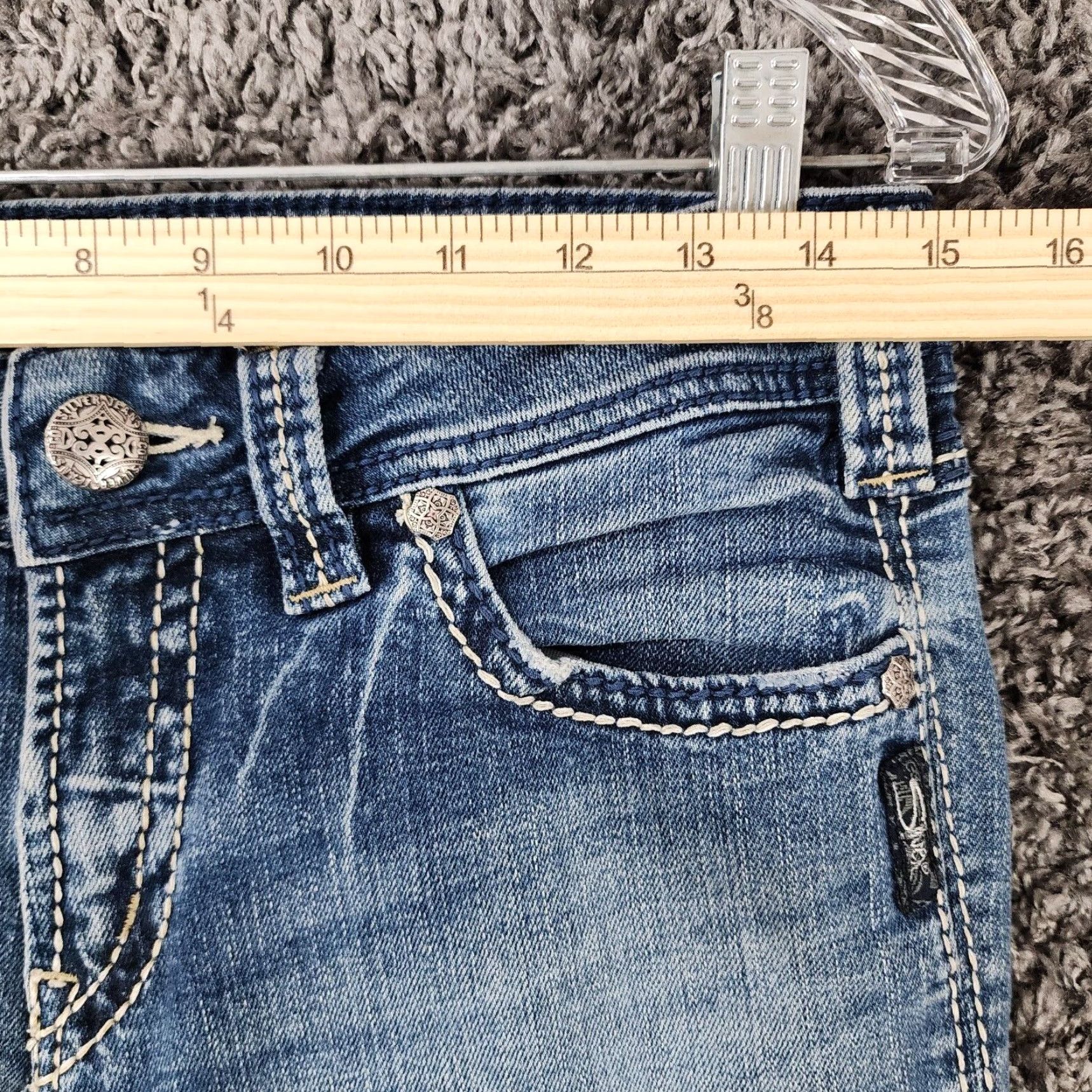 Silver Jeans Co. Silver Jeans Jeans Women 28 Blue Bootcut Denim Womens Size 28" / US 6 / IT 42 - 5 Thumbnail
