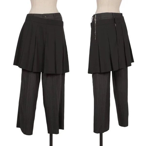 COMME des GARCONS 2004AW Striped Fake Pants
