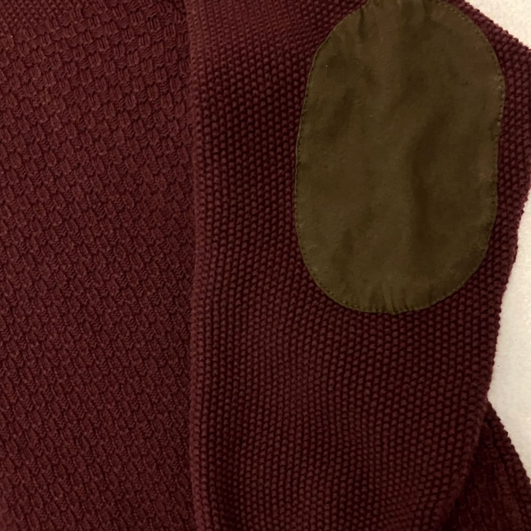 Chaps VINTAGE Chaps Jumper Mens XL Burgundy Button Neck Elbow Patches Knit Cotton Knit Pullover Shirt? Size US XL / EU 56 / 4 - 4 Thumbnail