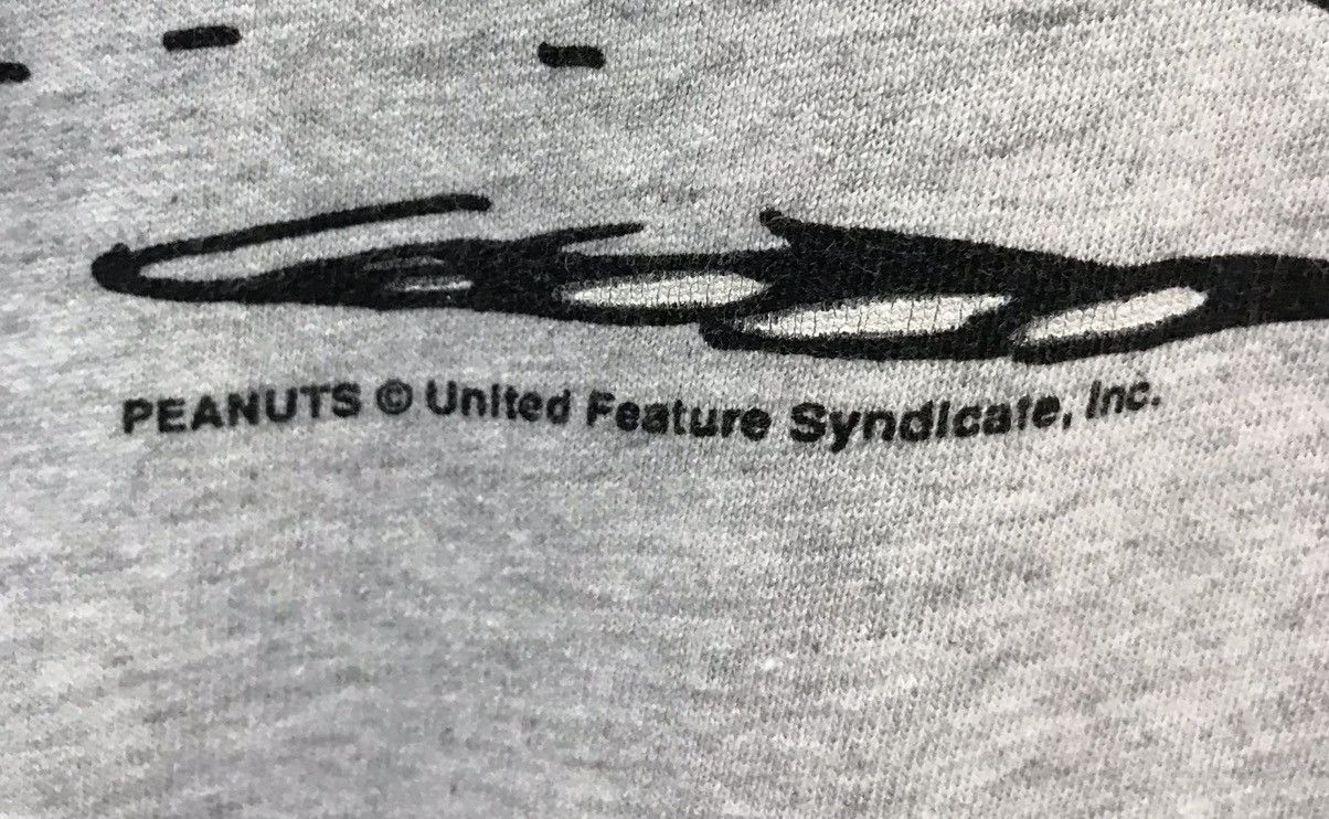 Anvil × Peanuts Vintage Anvil Snoopy Peanuts Made In Usa Shirt Size US L / EU 52-54 / 3 - 4 Thumbnail