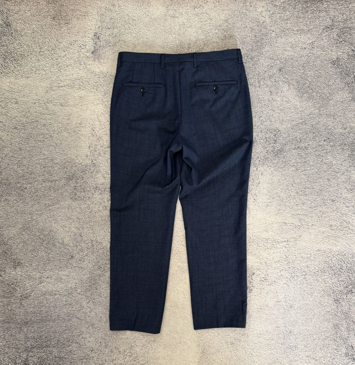 Hugo Boss Hugo Boss Men Wool Suit US36R UK46 Dark Blue 2Button Germany Size 36R - 13 Thumbnail