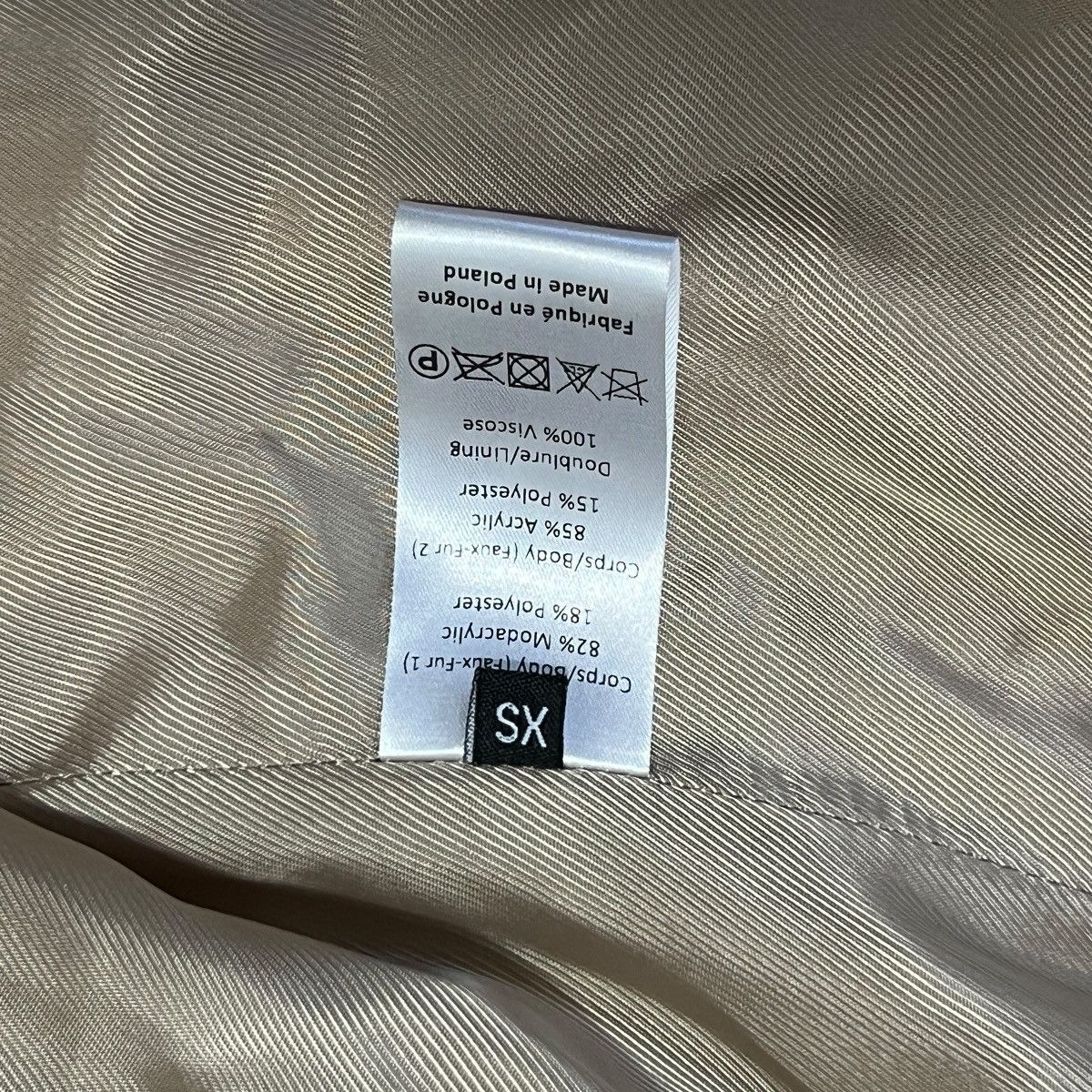 Y/Project Y/PROJECT 2018-19AW Stripe Faux Fur Check Coat Size US XS / EU 42 / 0 - 6 Thumbnail