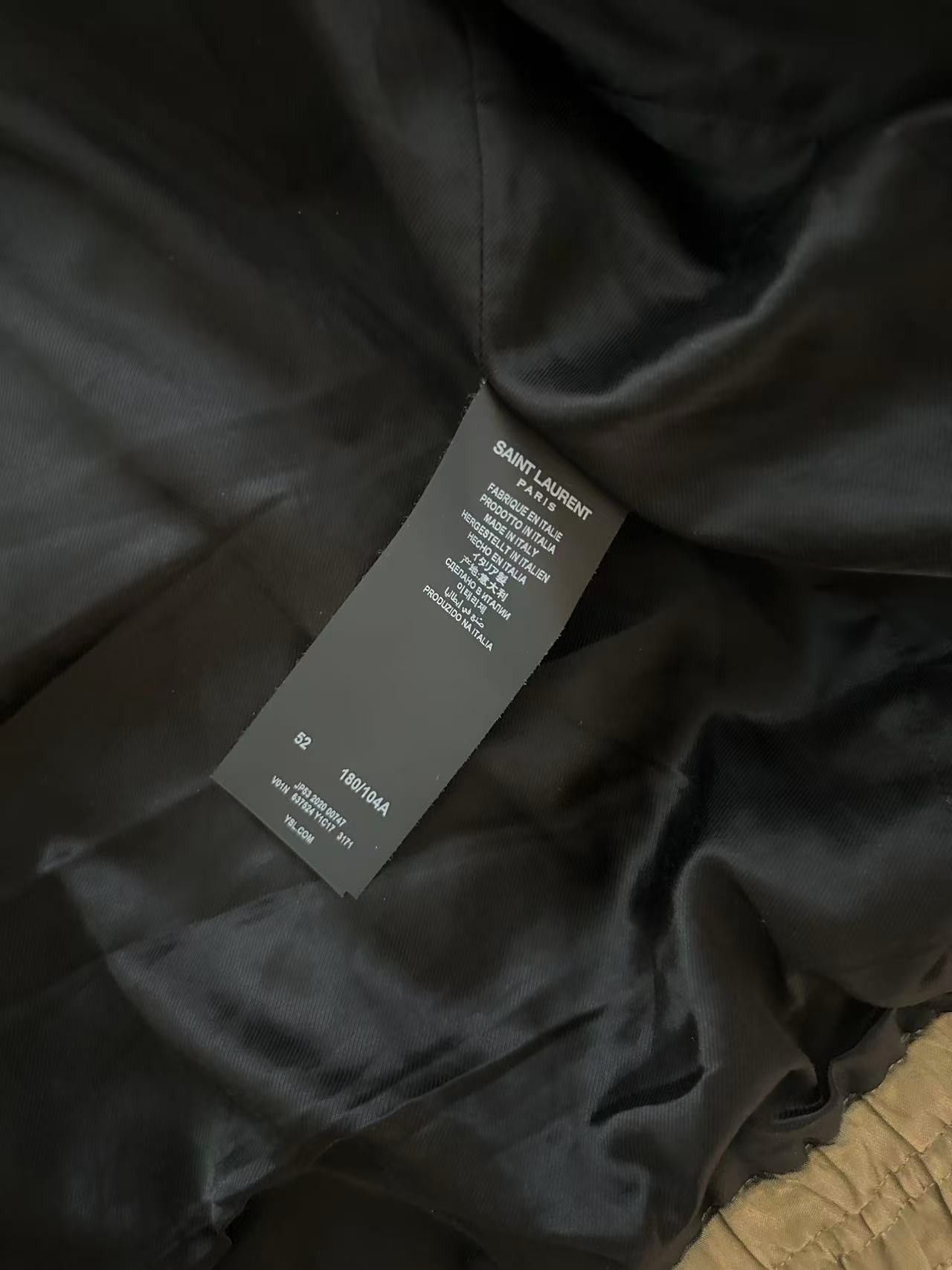 Saint Laurent Paris Saint Laurent SS21 Long Sleeve Satin Jacket Size US L / EU 52-54 / 3 - 5 Thumbnail