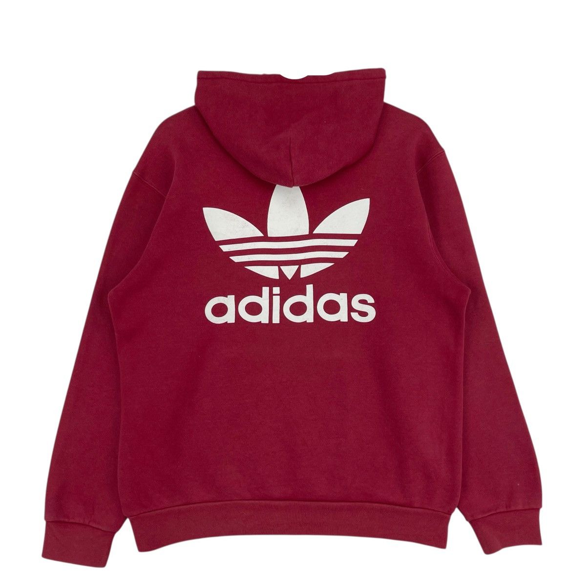 Adidas × Vintage Vintage Adidas Big Logo Pullover Hoodie Size US M / EU 48-50 / 2 - 2 Thumbnail