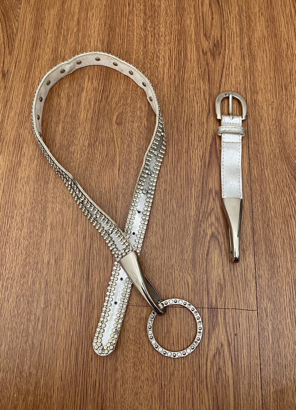 If Six Was Nine × Japanese Brand × Le Grande Bleu (L.G.B.) Silver crystal belt Size ONE SIZE - 2 Thumbnail