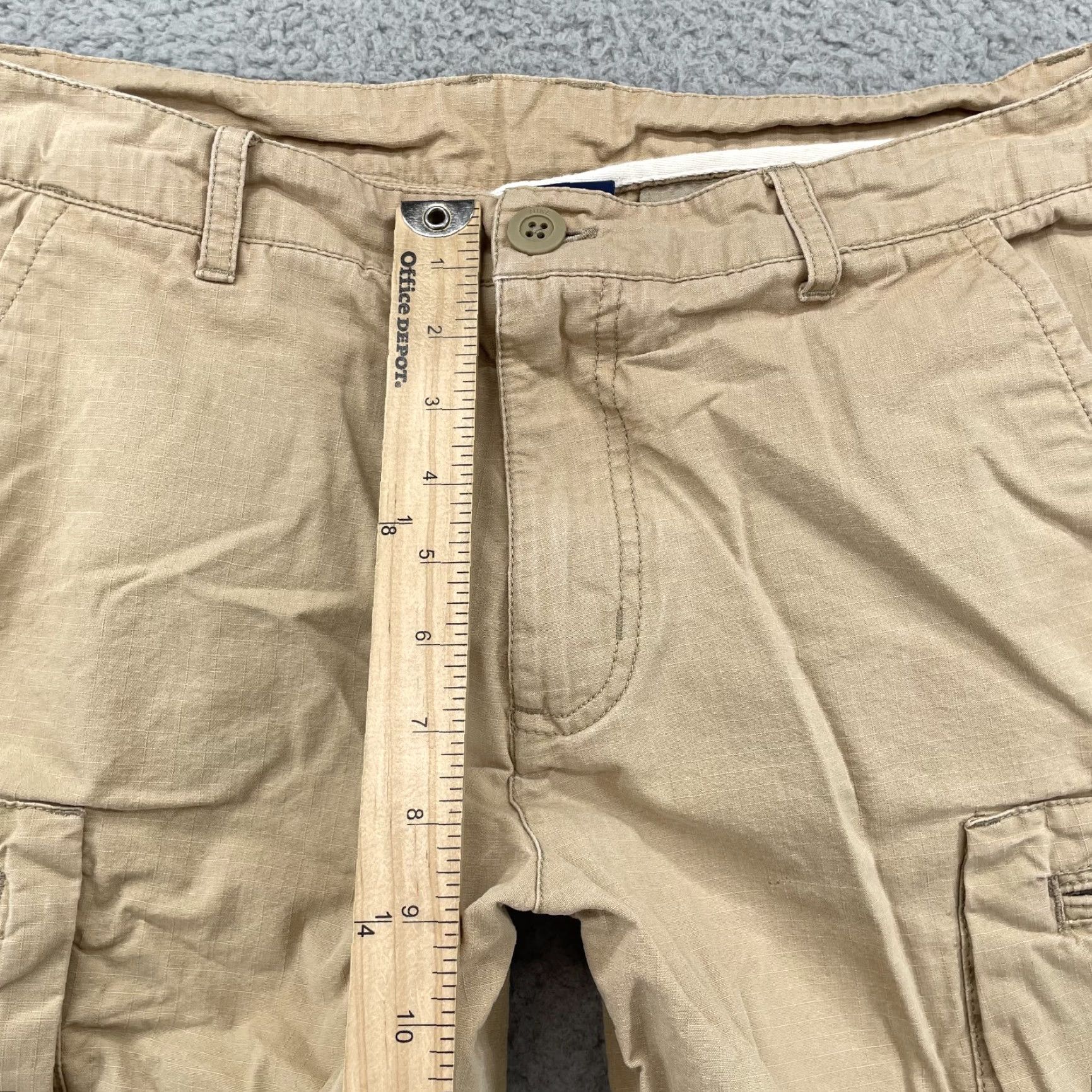 Nike VINTAGE Nike Cargo Shorts Mens Medium Khaki Military Fatigue Utility Y2k Outdoor Size US 31 - 5 Thumbnail