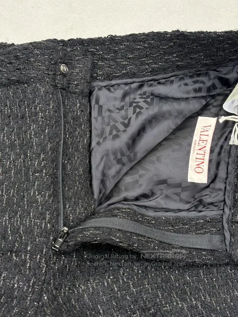 Valentino Valentino Men's Xiangfeng Black Braided Bright Thread Shor Size US 32 / EU 48 - 5 Thumbnail