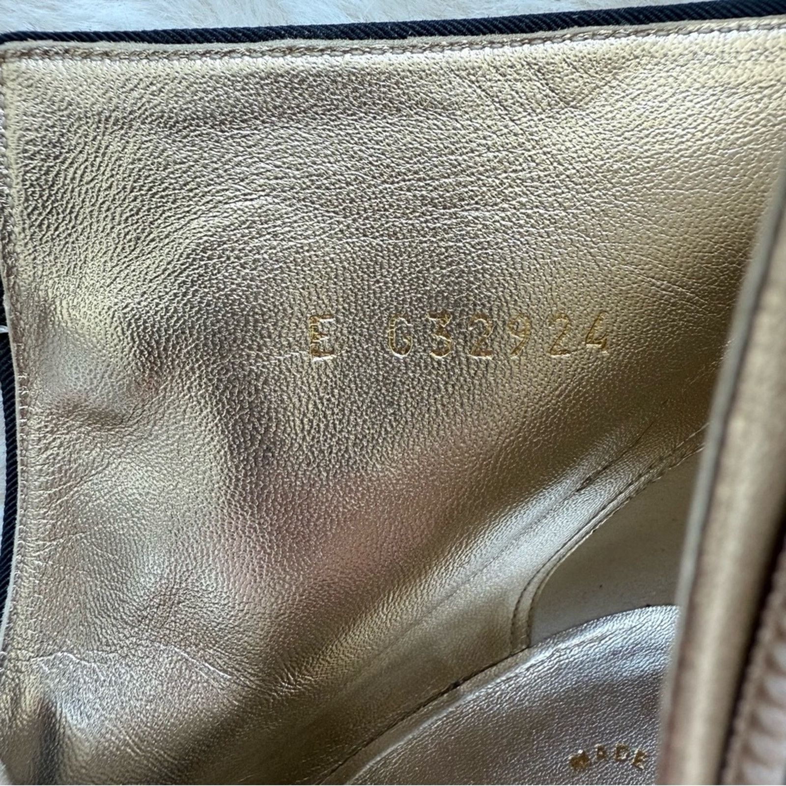 Chanel NEW!! Chanel 2018 Gold Pearl Button Boots Heels 38 EU 1400$ Size US 8 / IT 38 - 6 Thumbnail
