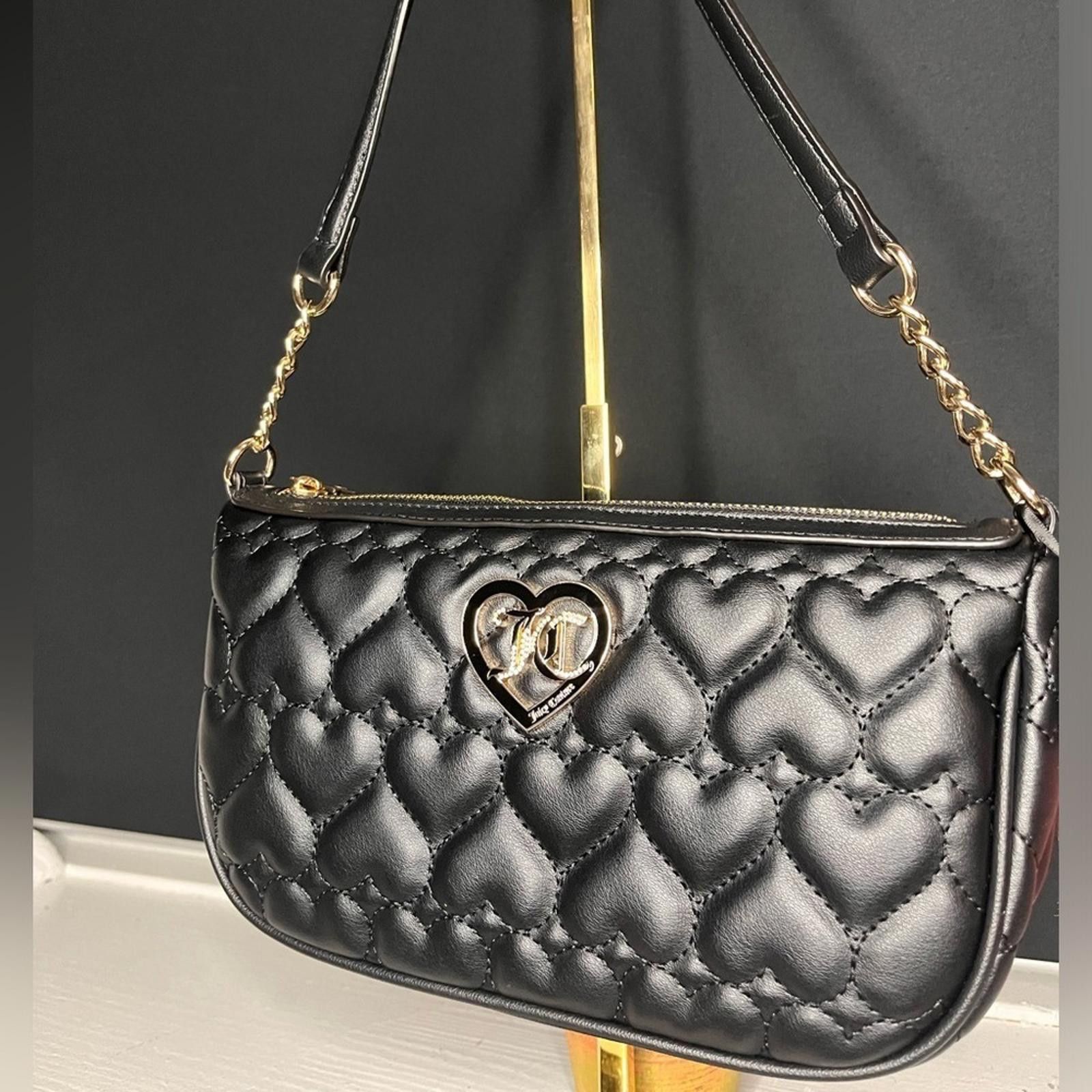Juicy Couture Juicy Couture Flawless Black Shoulder Bag NWT Size ONE SIZE - 2 Thumbnail