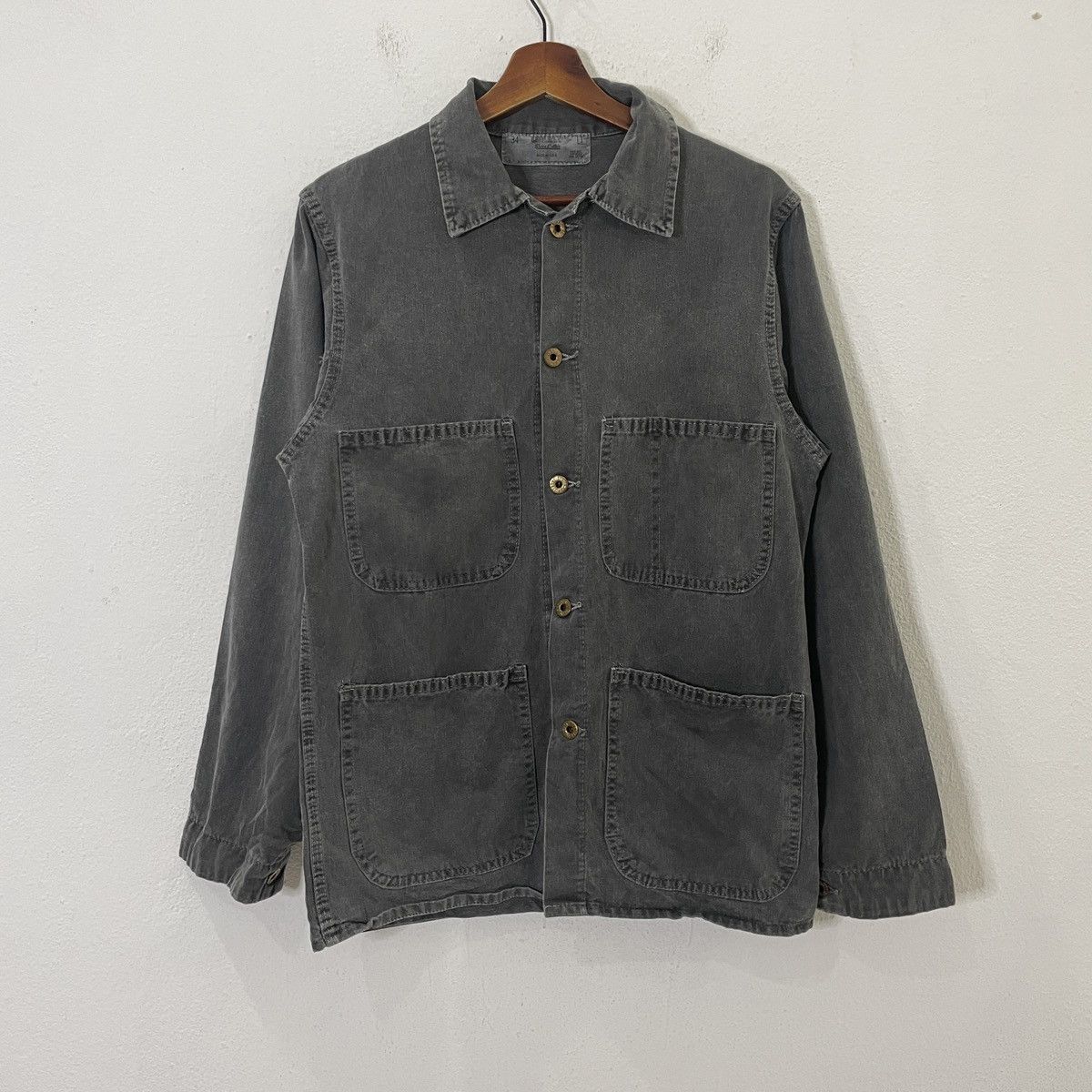image of Vintage 90's Stone Cutter Tactical Jacket in Grey, Men's (Size Small)