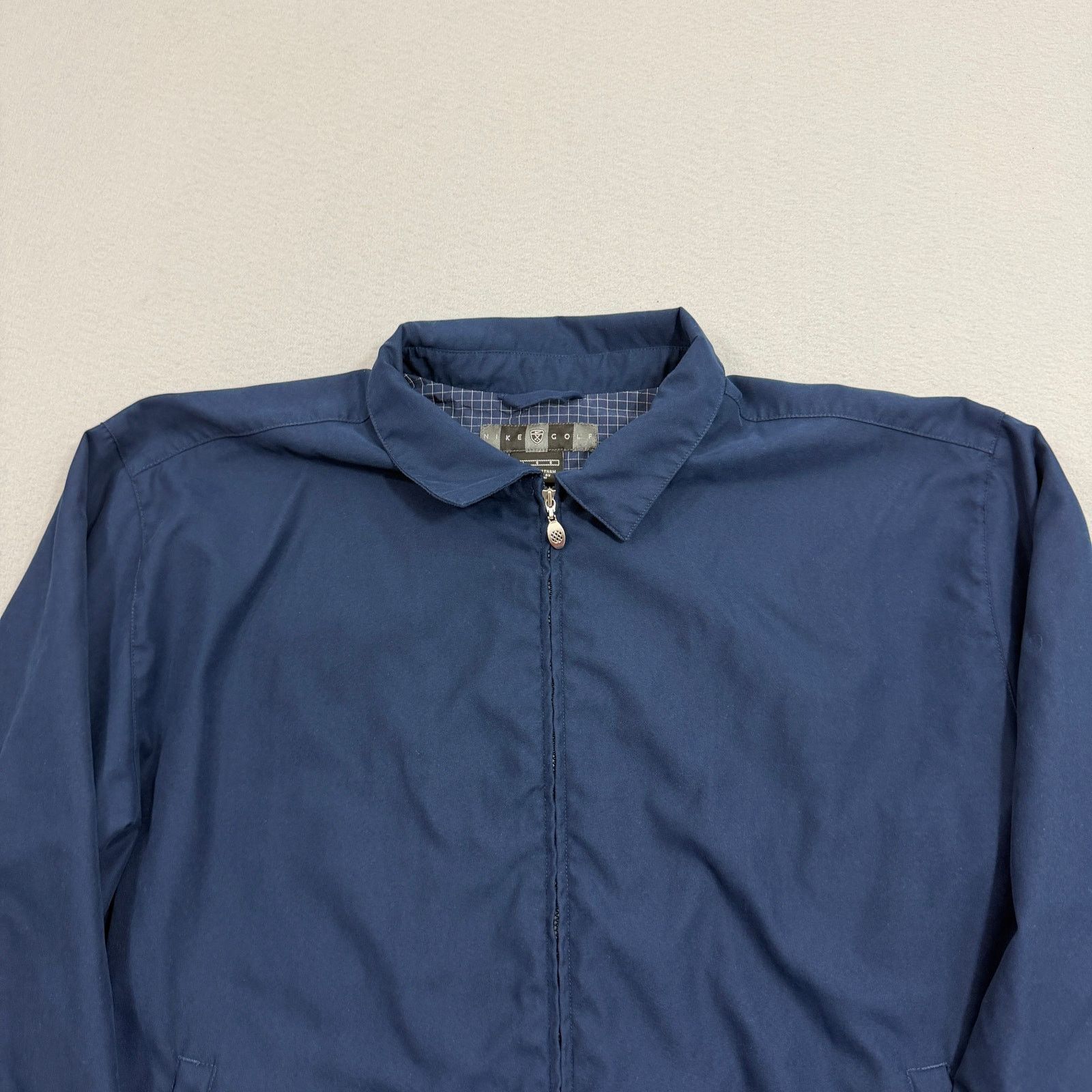 Nike Vintage Nike Golf Jacket Large Blue Full Zip Bomber 90s Size US L / EU 52-54 / 3 - 2 Thumbnail