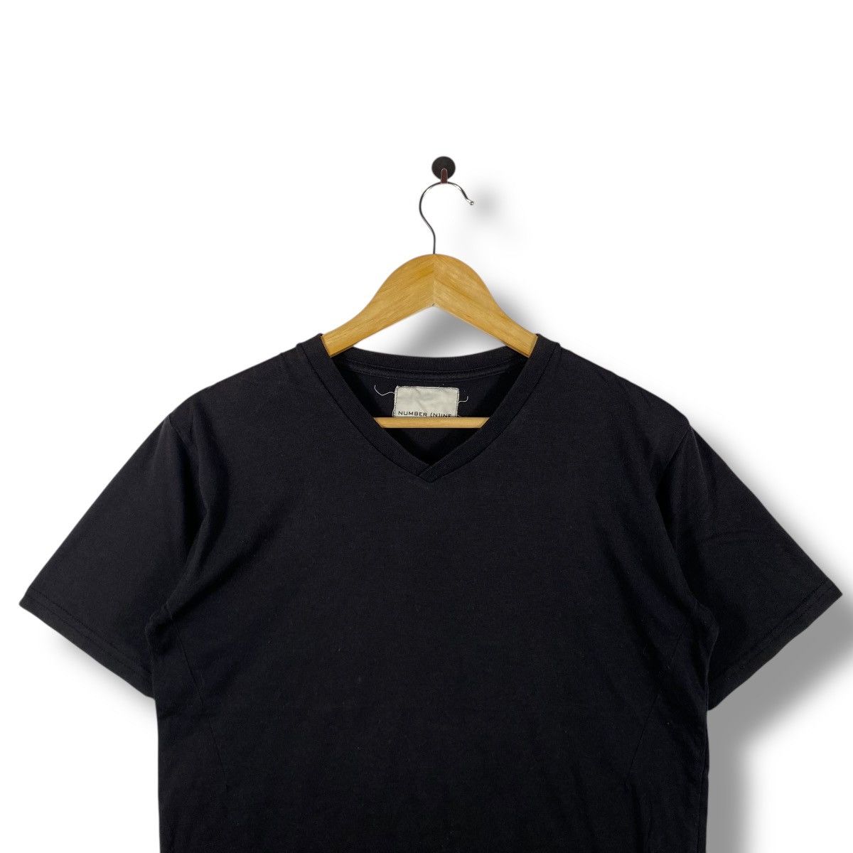 Number (N)ine NUMBER NINE DENIM Black Minimalist Tee Shirt Medium Size Size US M / EU 48-50 / 2 - 2 Thumbnail