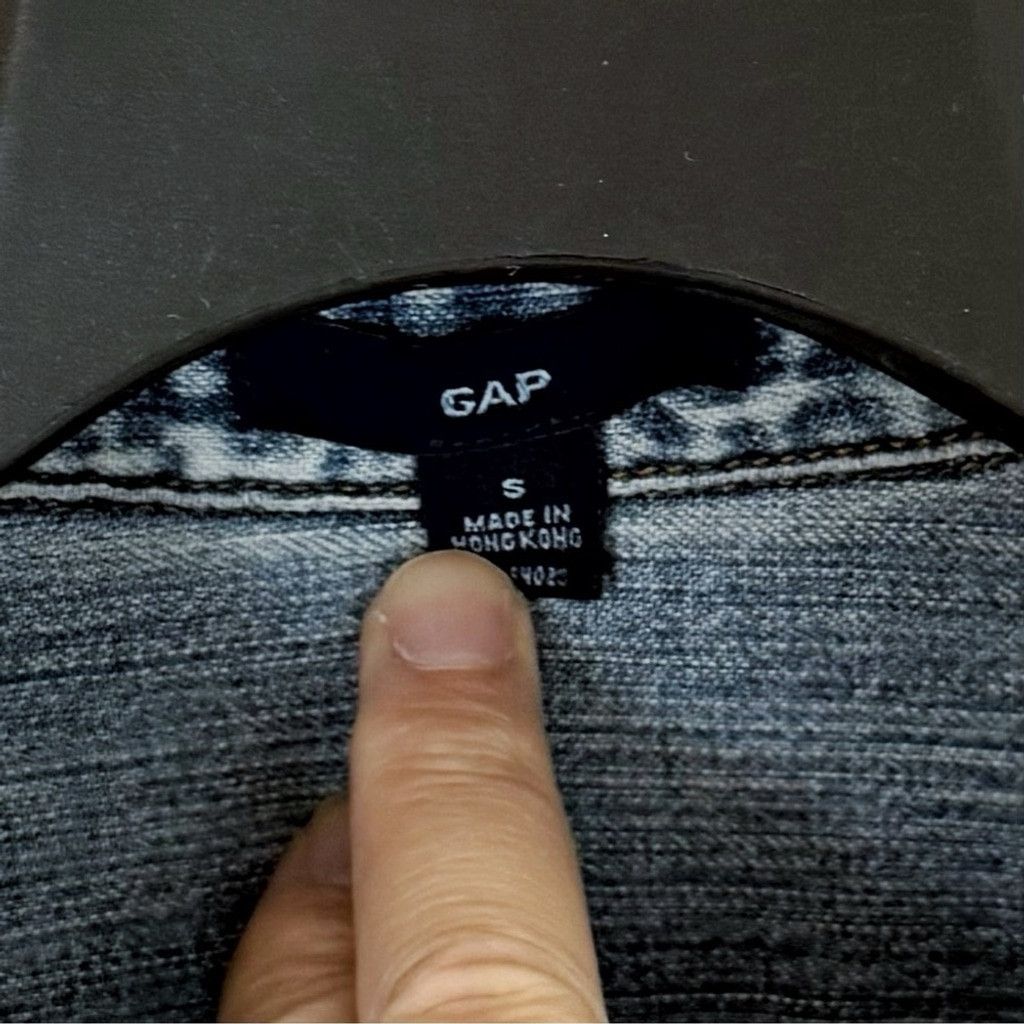 Gap GAP Women's Blue Super Cute/Chic Denim Button Down Shirt S Size S / US 4 / IT 40 - 4 Thumbnail