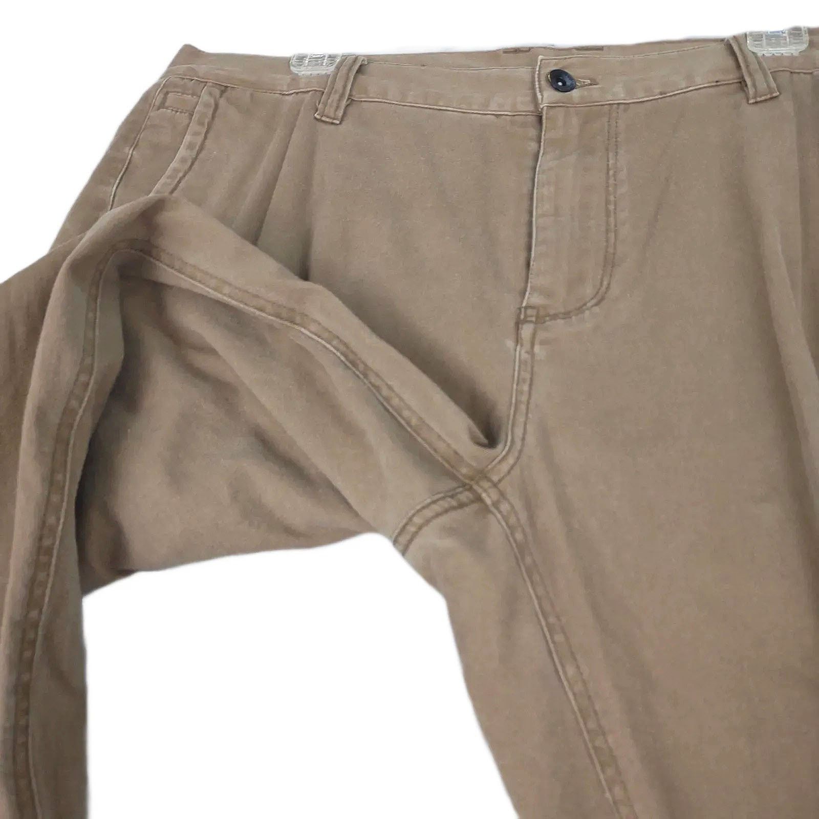 Empyre EMPYRE Jogger Chino 38x28 Jag Elastic Ankle Brown Pants Size US 38 / EU 54 - 6 Thumbnail