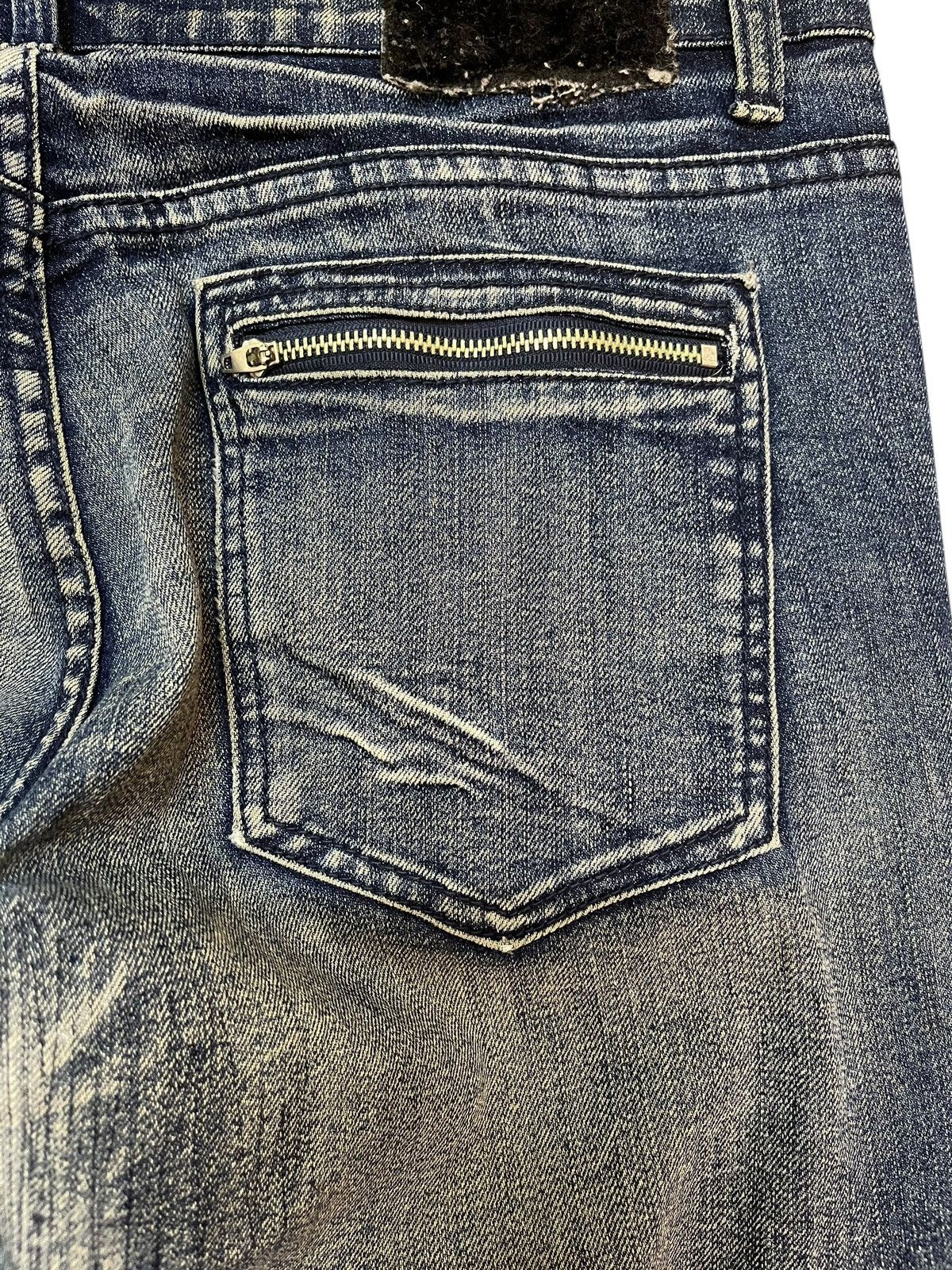 Japanese Brand Vintage Vibgyor Whiskers Denim Size US 31 - 8 Thumbnail