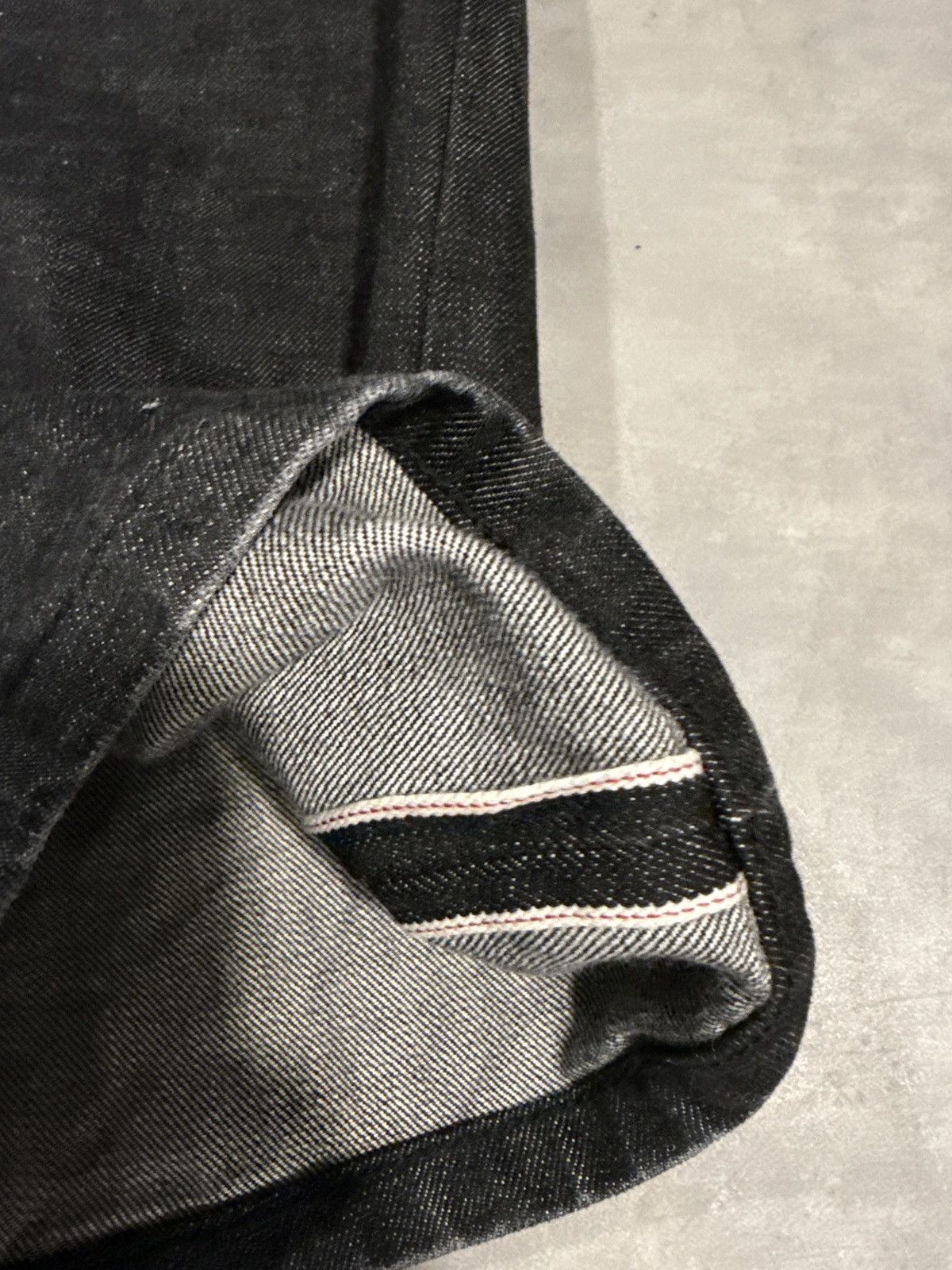 No Faith Studios No Faith Studios Japanese Raw Denim Black Loose Fit Size US 34 / EU 50 - 4 Thumbnail