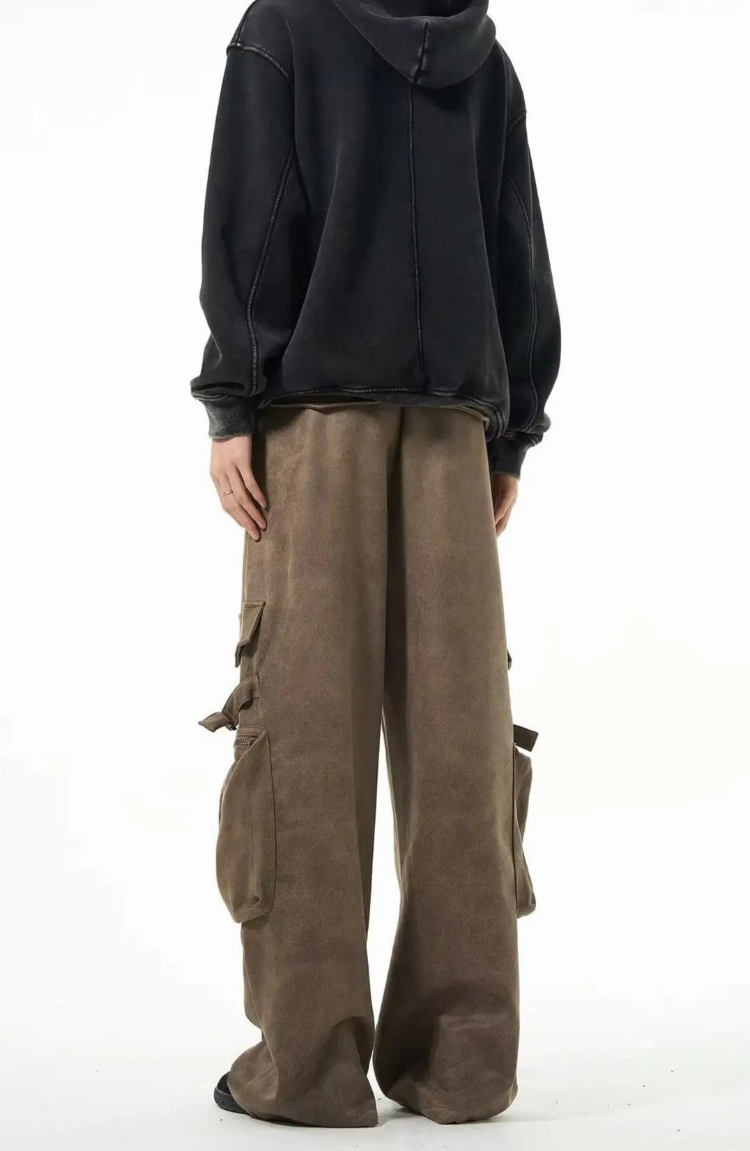 Japanese Brand × Jean Straight Leg Cargo Pants Size US 29 - 3 Thumbnail