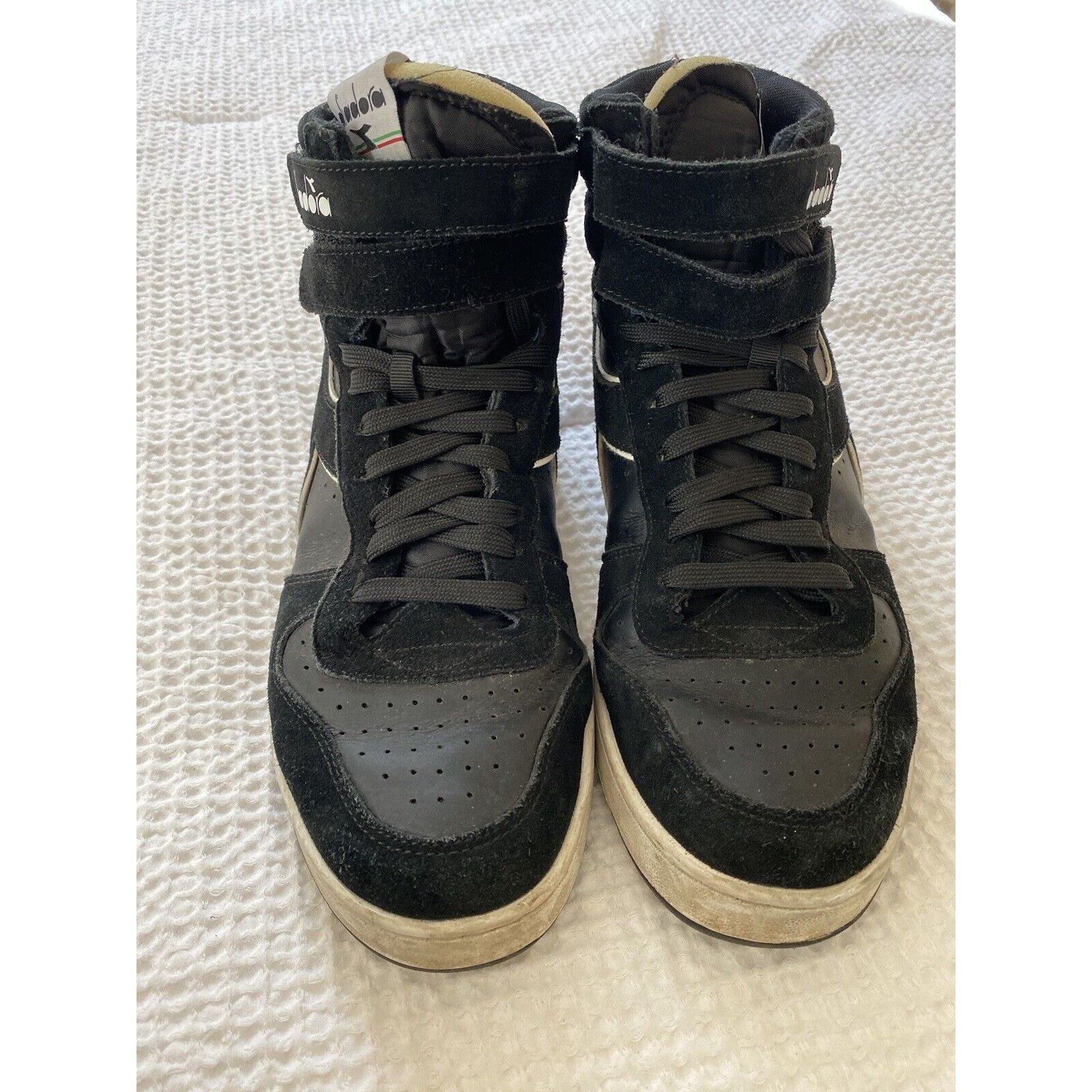 Diadora diadora mens shoes size 12 Magic Basket Mid Black Size US 12 / EU 45 - 2 Thumbnail