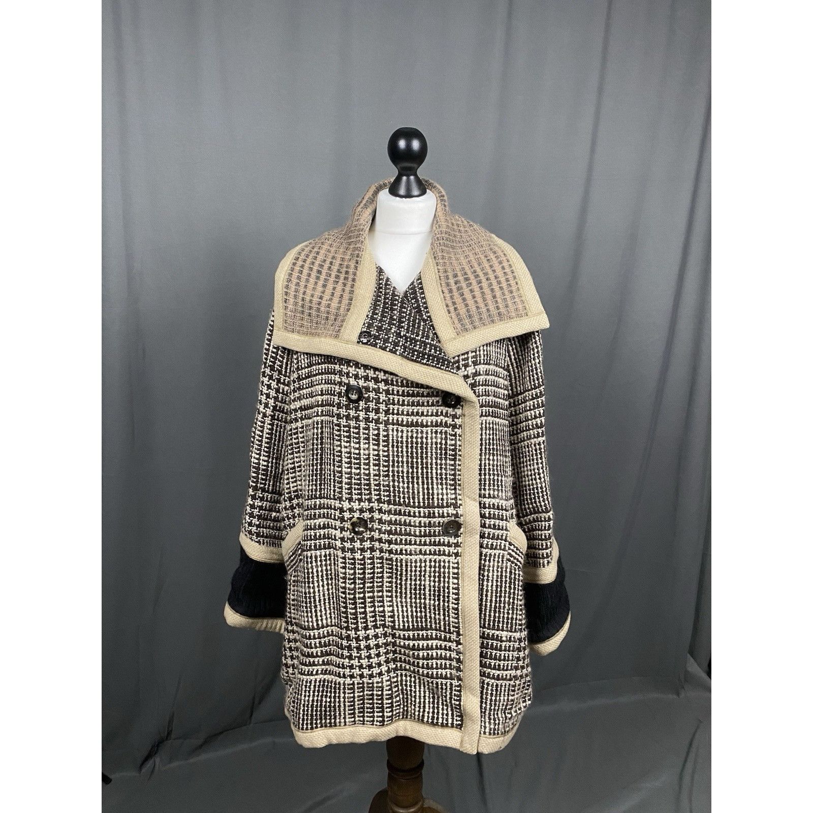 Missoni MINT! Missoni Women's Beige Multicolored Wool Sleeveless Cap Size L / US 10 / IT 46 - 1 Thumbnail