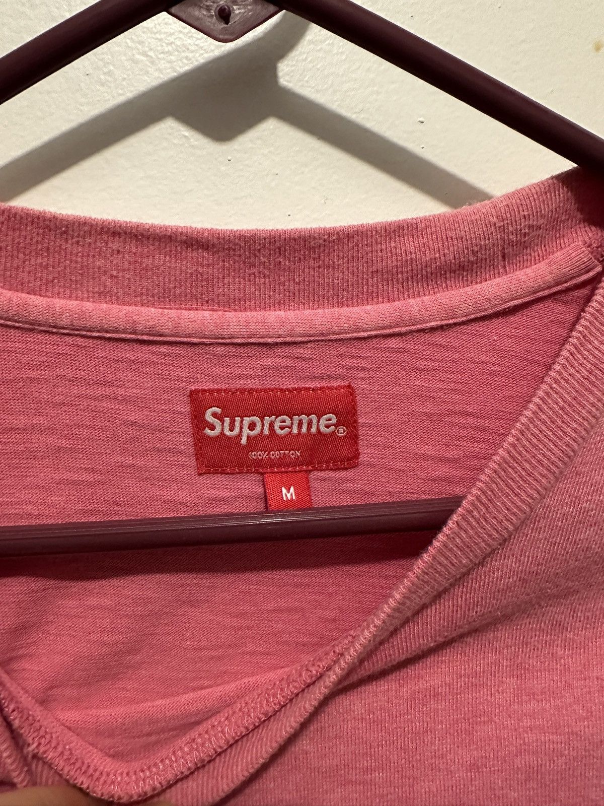 Supreme Supreme Arc Logo Long Sleeve in Pink Size US M / EU 48-50 / 2 - 2 Thumbnail