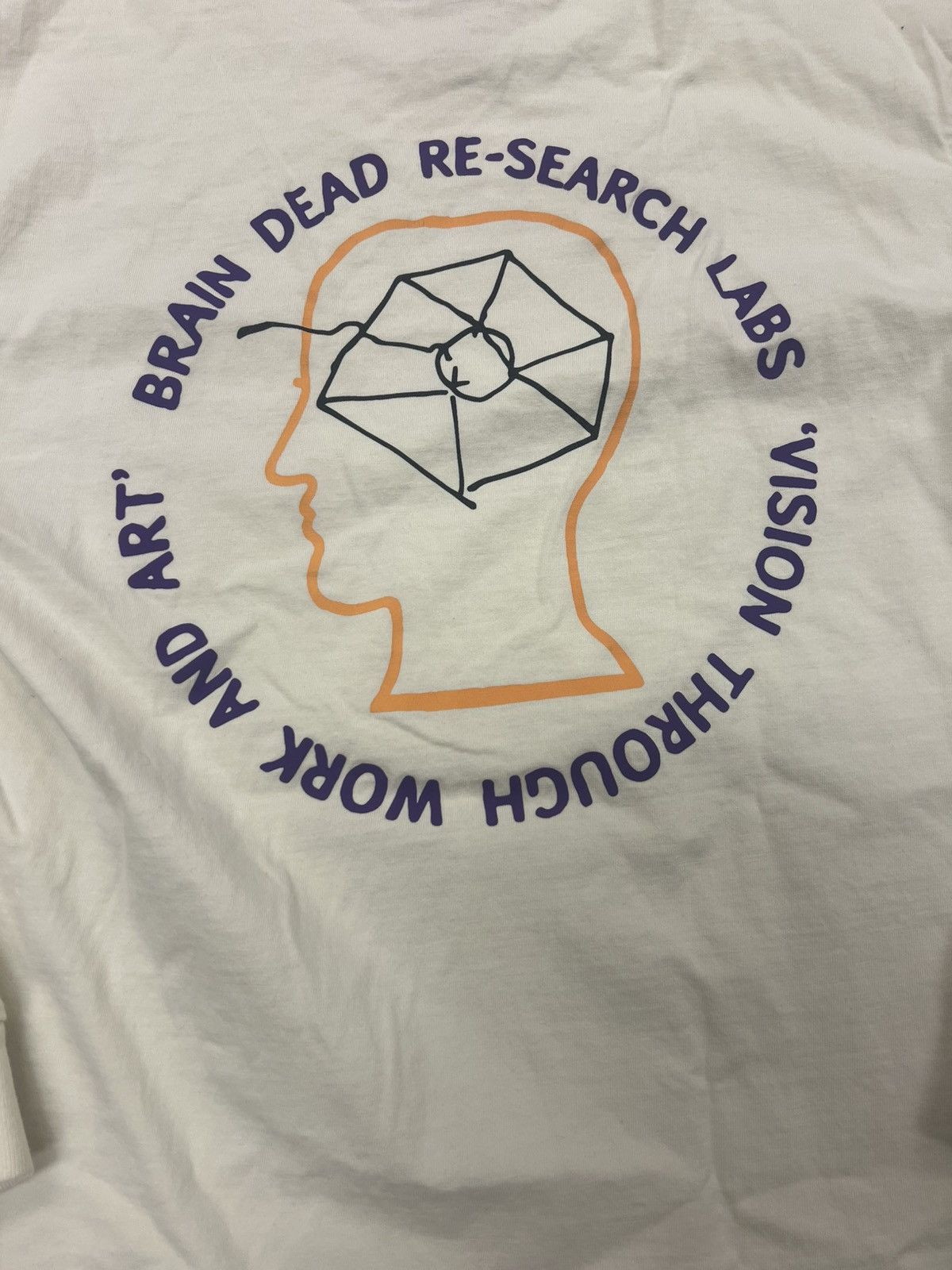 Brain Dead × The North Face The North Face x Brain Dead Small Long Sleeve Tee Cream Size US S / EU 44-46 / 1 - 6 Thumbnail