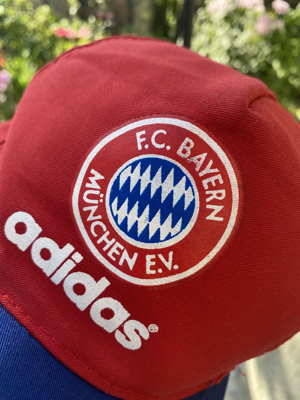 Adidas × Vintage Vintage Adidas Bayern Munich 90s Cap Soccer hat Size ONE SIZE - 7 Thumbnail