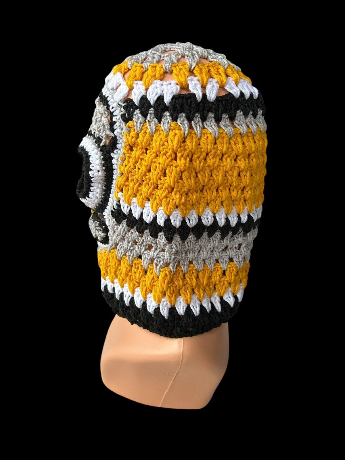Japanese Brand × Kapital × Vintage Very Rare Crochet Knitted Handmade Balaclava Masked Size ONE SIZE - 5 Thumbnail