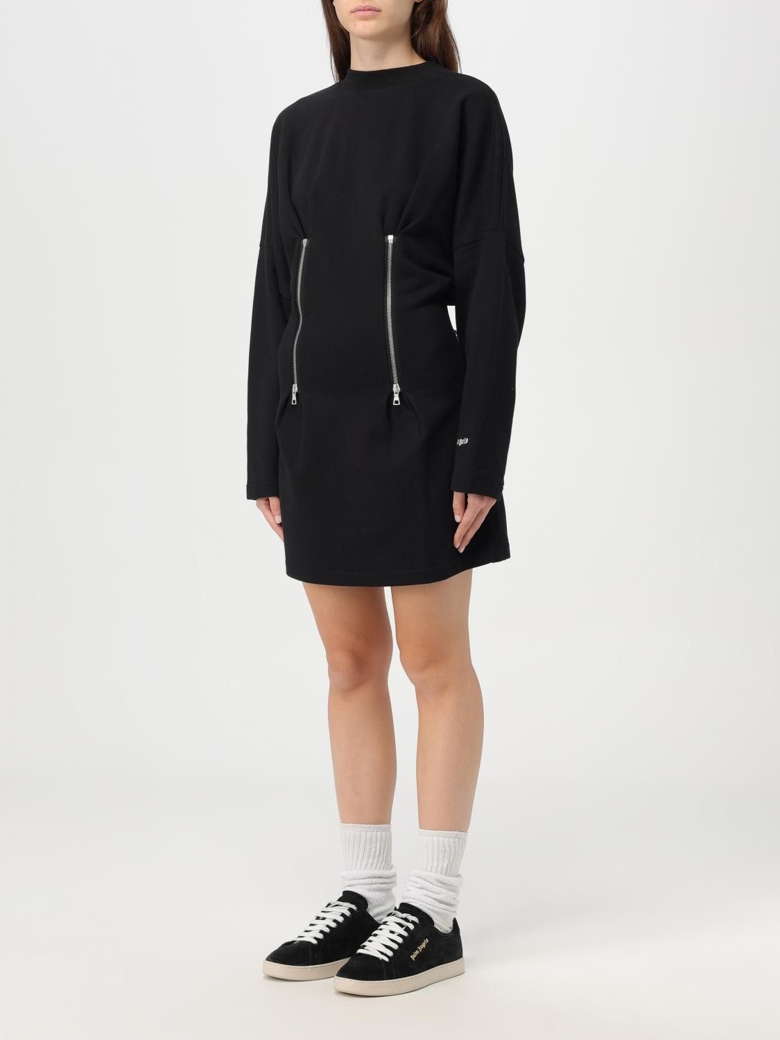 Palm Angels o1y1125 Mini Dress in Black Size L / US 10 / IT 46 - 3 Thumbnail
