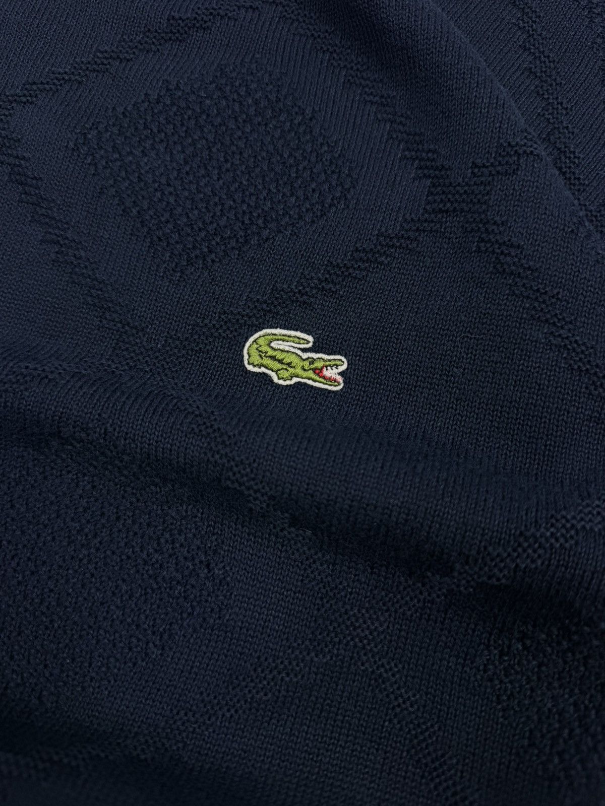 Lacoste 80s Lacoste Vintage Knit Sweater Navy Men’s 6 France Retro Size US L / EU 52-54 / 3 - 11 Thumbnail