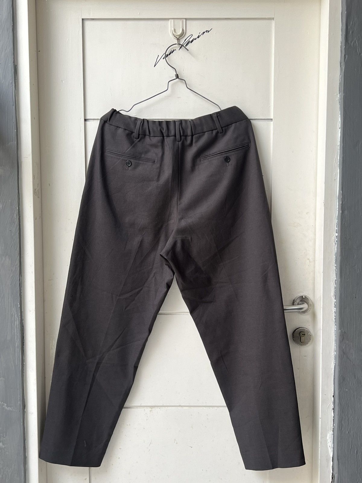 Uniqlo UNIQLO U Grey Ezy Barrel Long Pants Size US 32 / EU 48 - 4 Thumbnail
