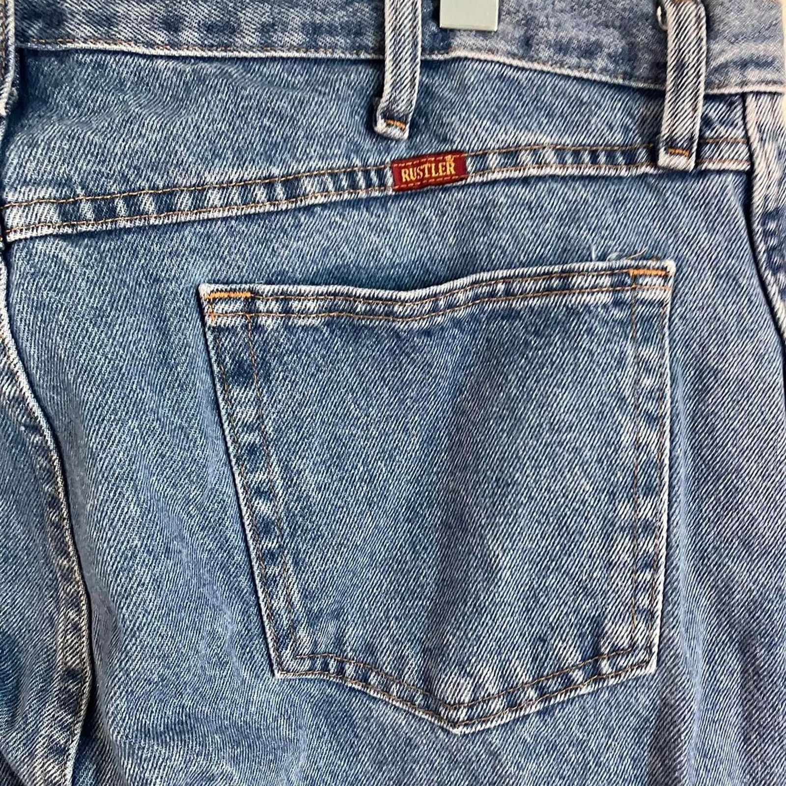 Rustler Vintage Y2K Rustler Blue Medium Wash Denim Jeans Size US 40 / EU 56 - 4 Thumbnail