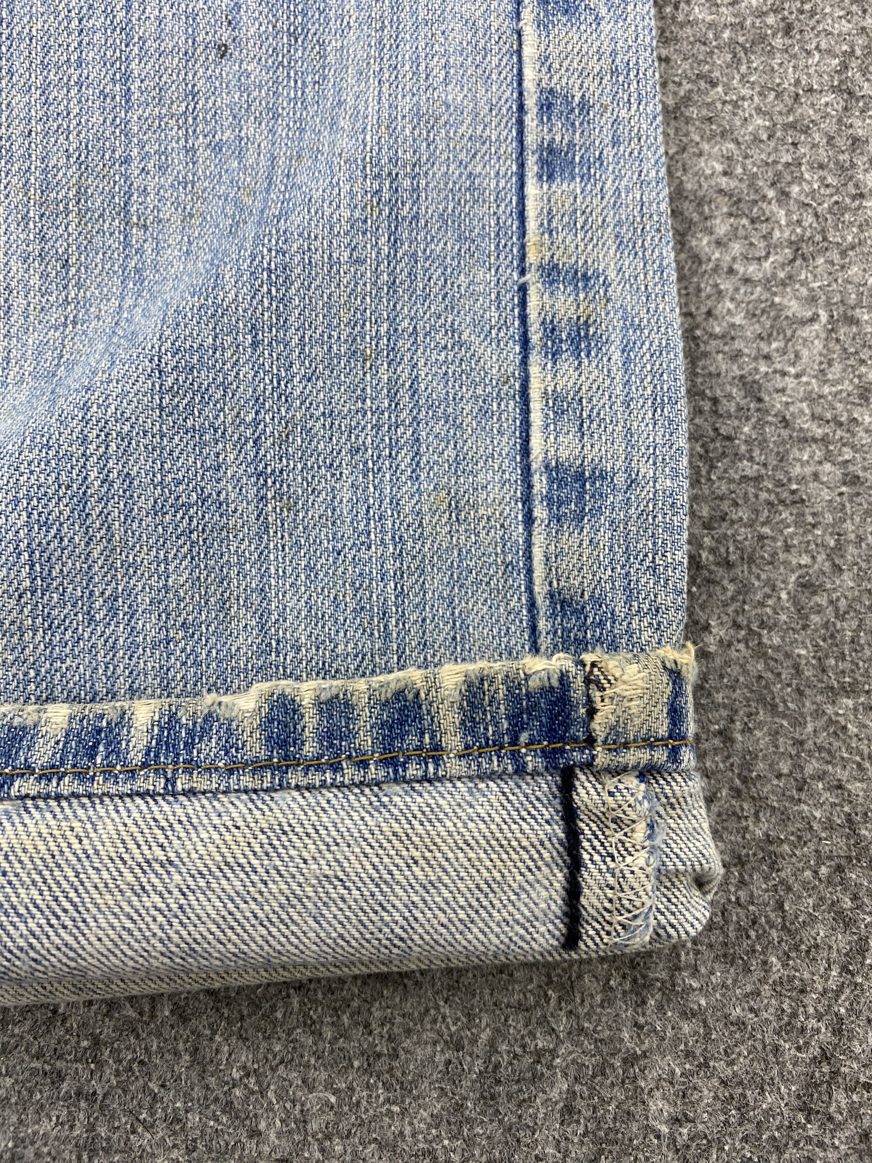 Levi's × Vintage Distressed Vintage Levis 569 Faded Blue Jeans Size US 33 - 13 Thumbnail
