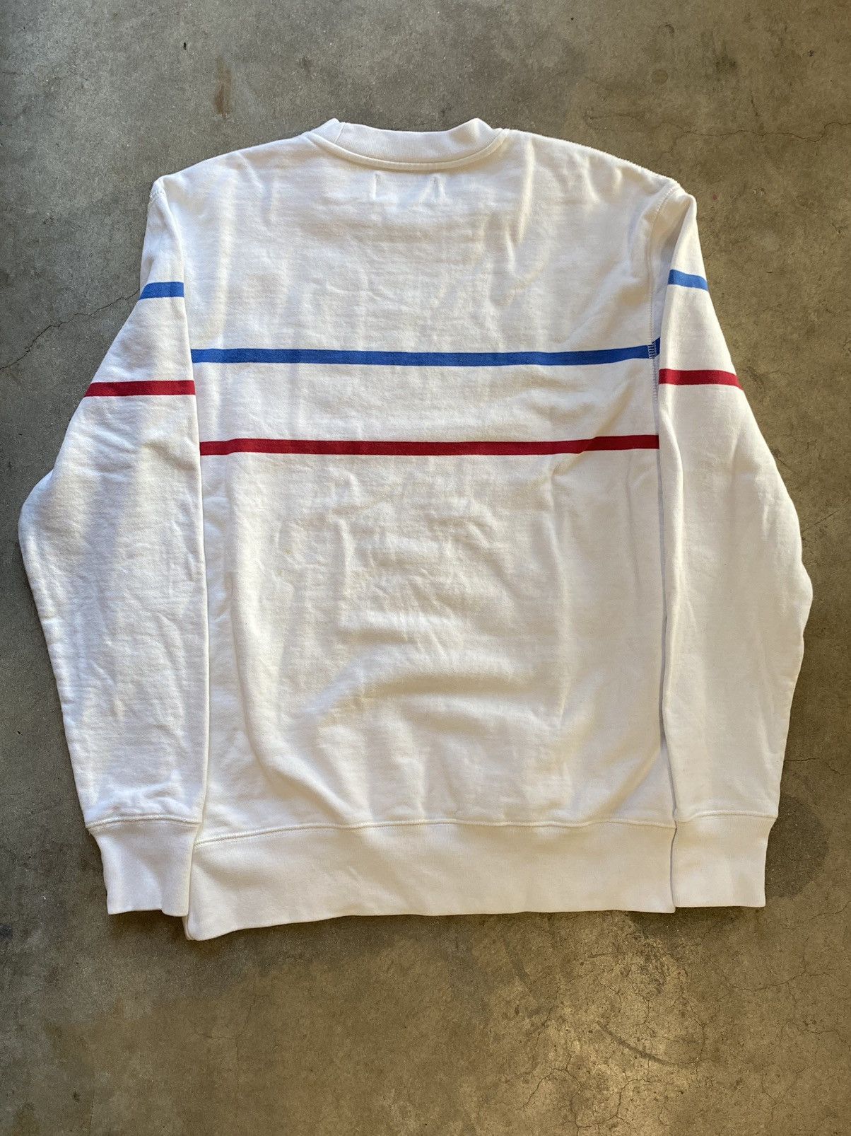 Palace Palace double ripe crewneck white red blue Size US S / EU 44-46 / 1 - 3 Thumbnail