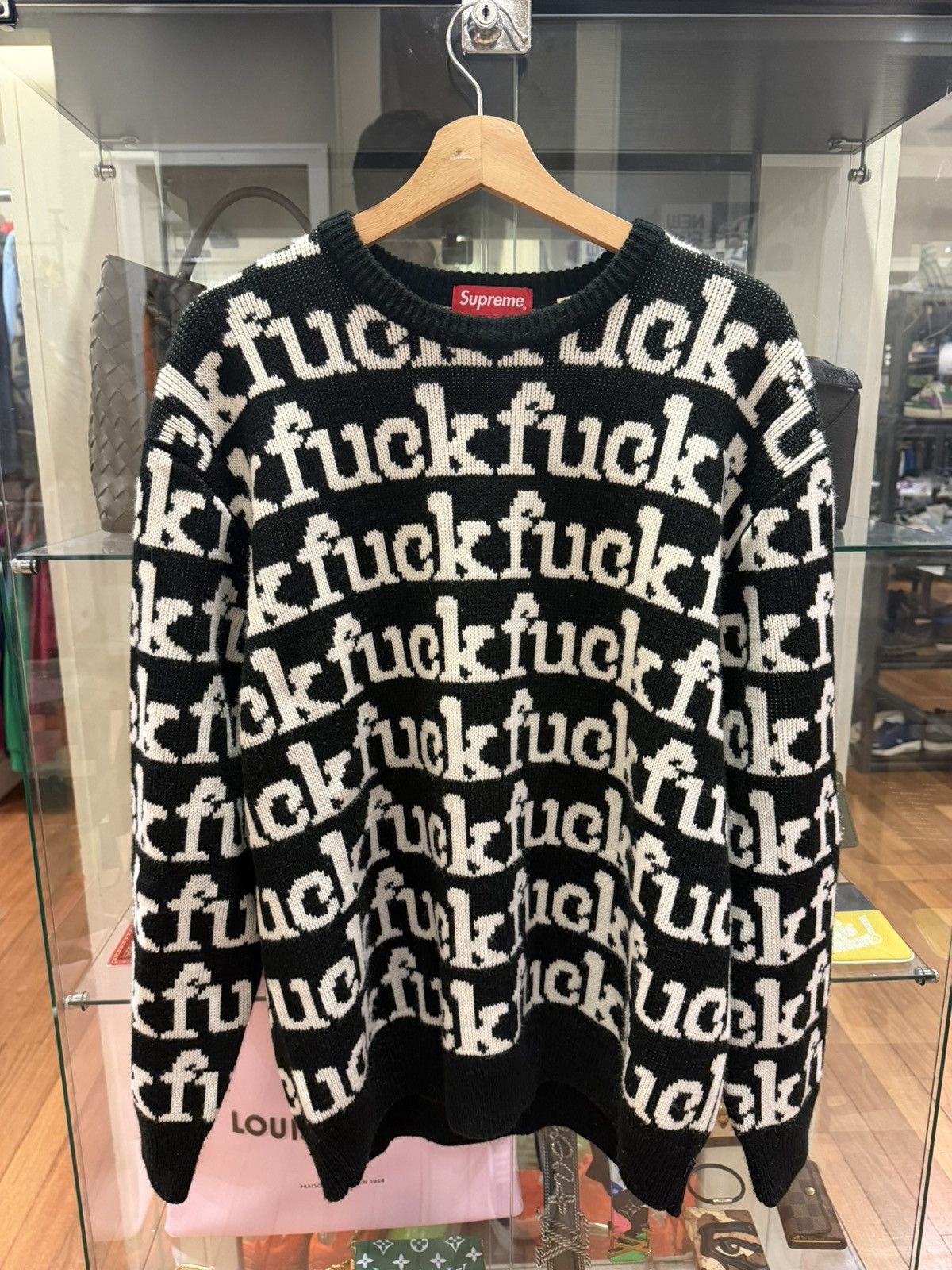 Supreme Supreme Nate Lowman Sweater White | Grailed