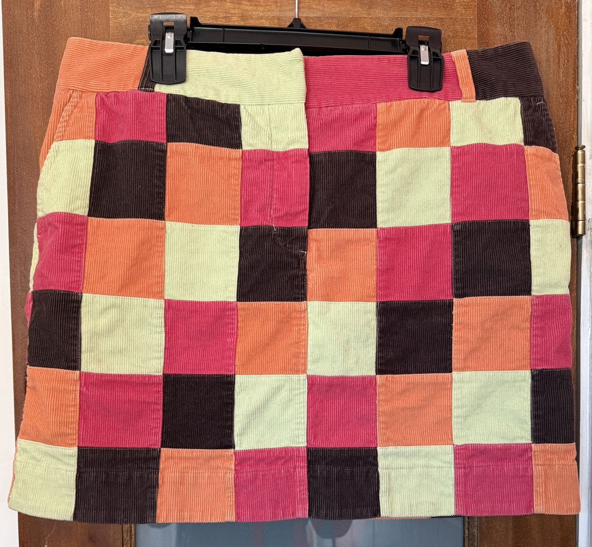 Vineyard Vines Vineyard Vines Plus Corduroy Multicolor Patchwork Skirt Size 38" / US 16 / IT 52 - 1 Thumbnail