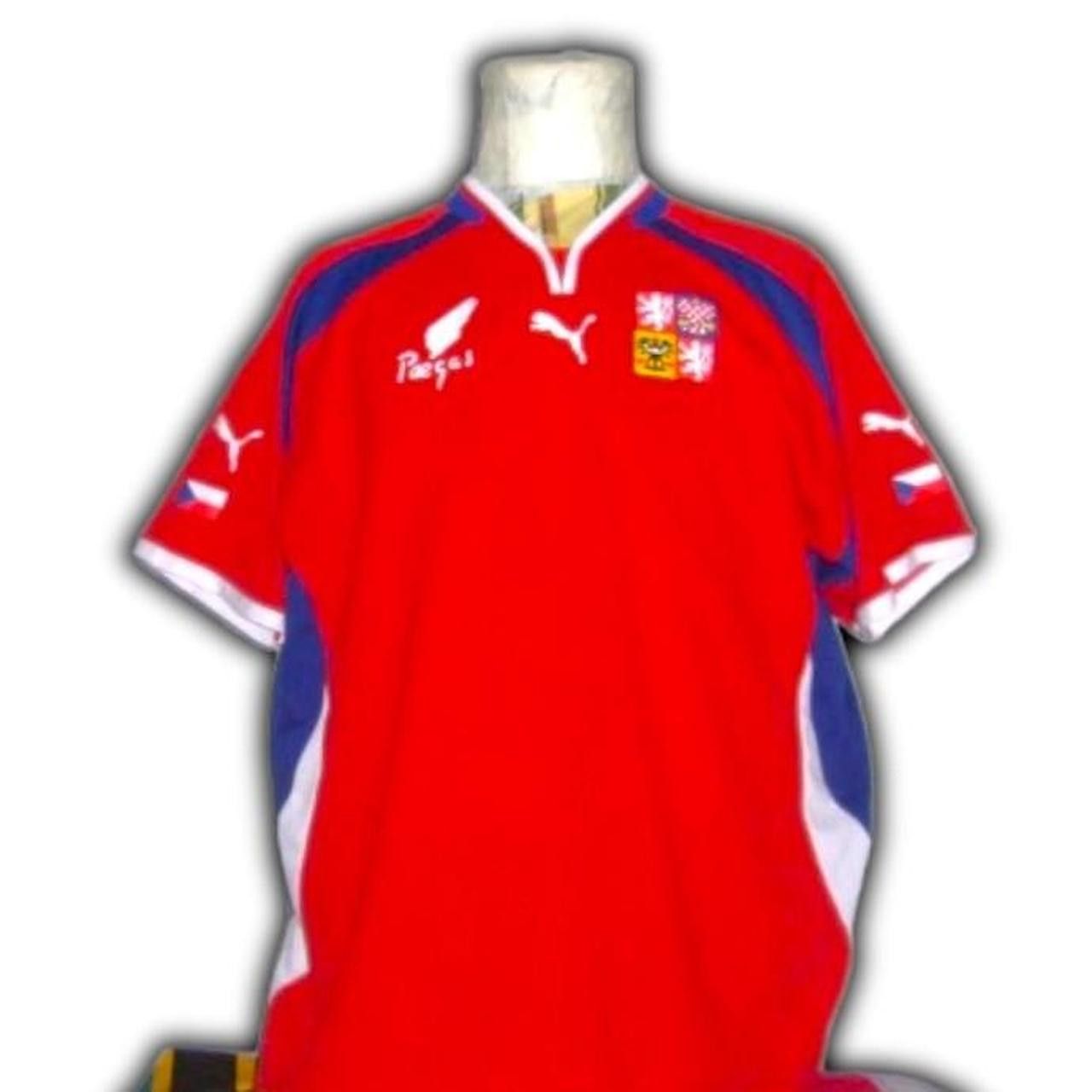 Puma Czech Republic 2000 2001 Home Shirt Jersey Size US L / EU 52-54 / 3 - 2 Thumbnail