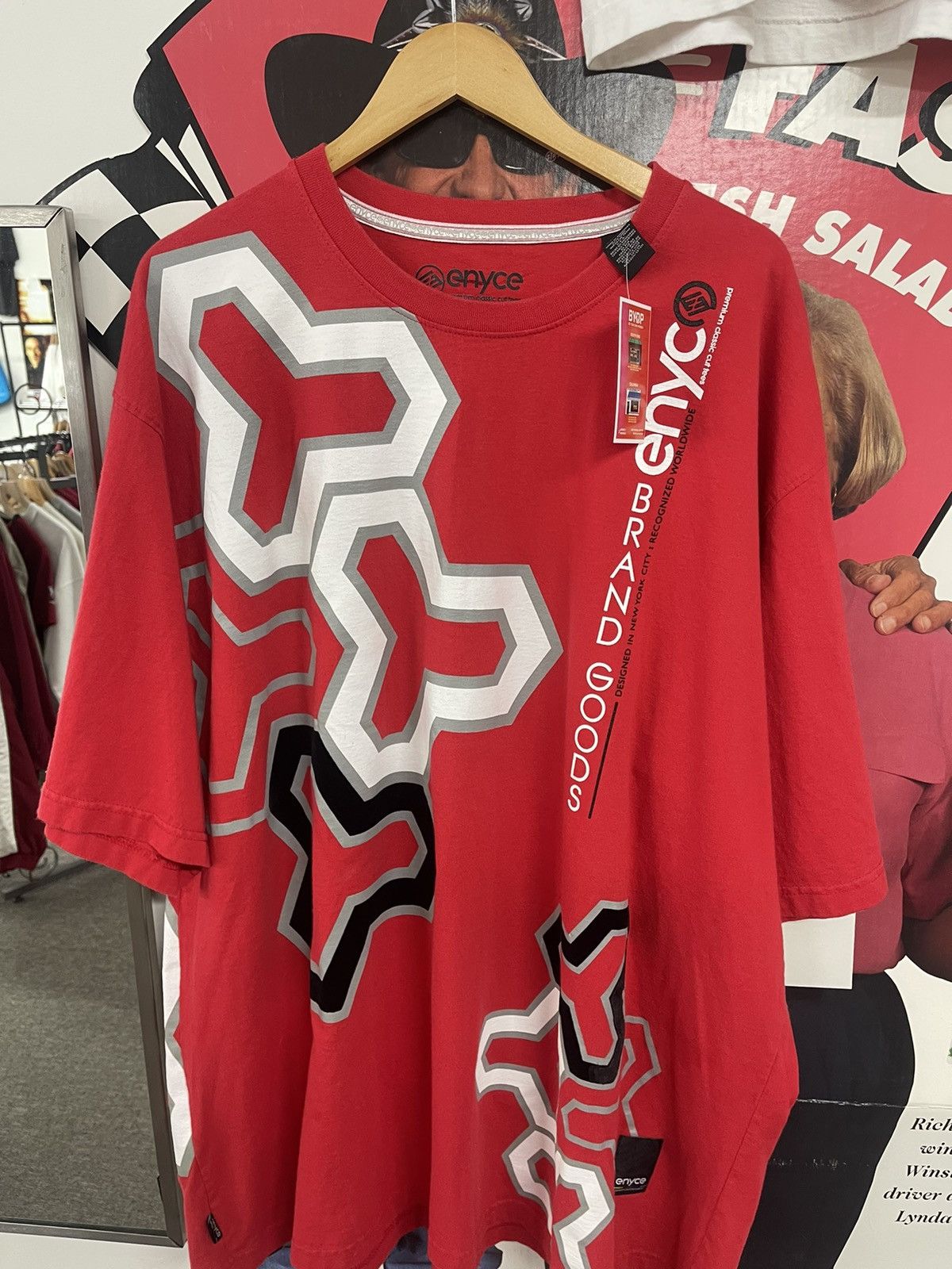 Vintage Red enyce shirt Size US M / EU 48-50 / 2 - 1 Preview