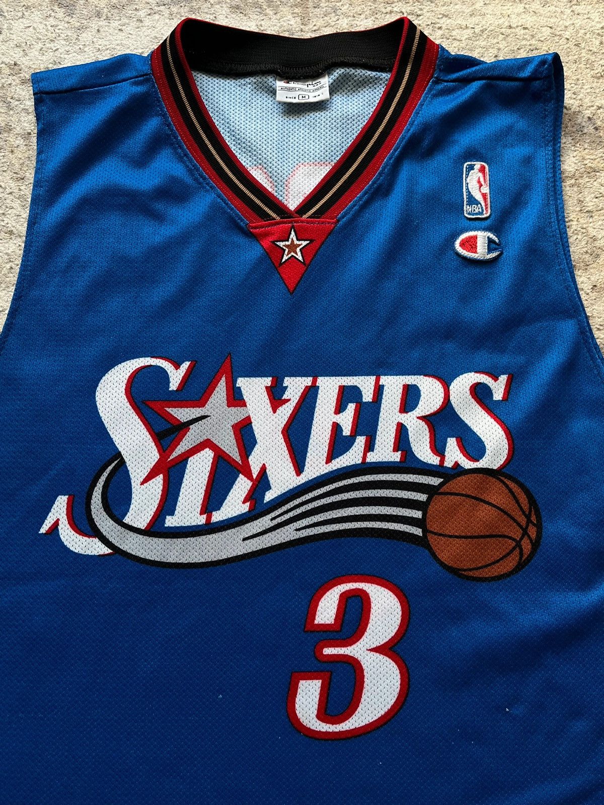 Champion Champion Sz M Sixers Iverson 2000s Rare Size US M / EU 48-50 / 2 - 4 Thumbnail