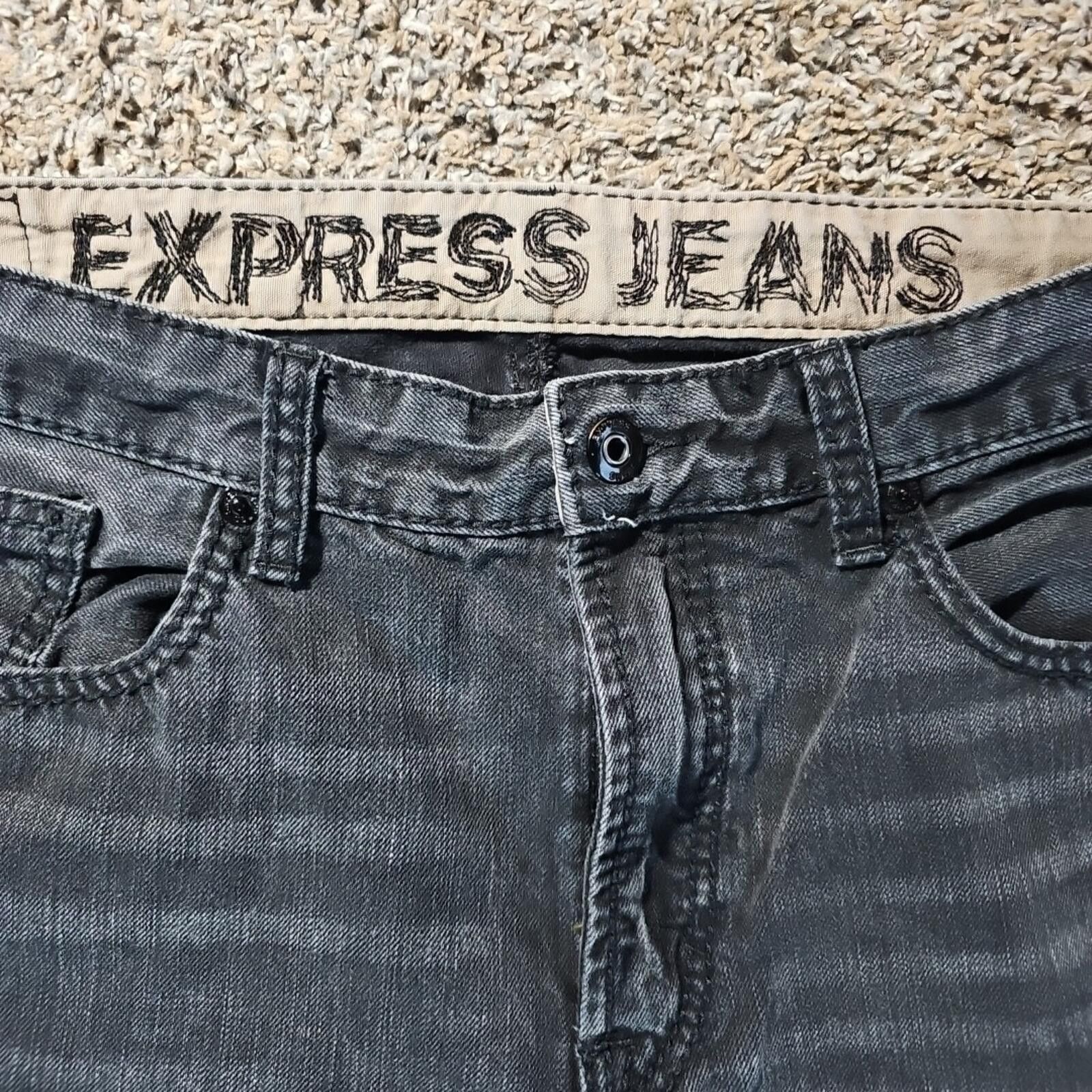 Express Express Jeans Classic black 36x32 Size US 36 / EU 52 - 2 Thumbnail