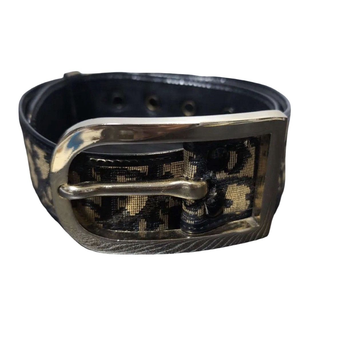 Dior Christian Dior Wide Trotter Monogram Canvas Leather Belt 📏65 Size ONE SIZE - 1 Thumbnail