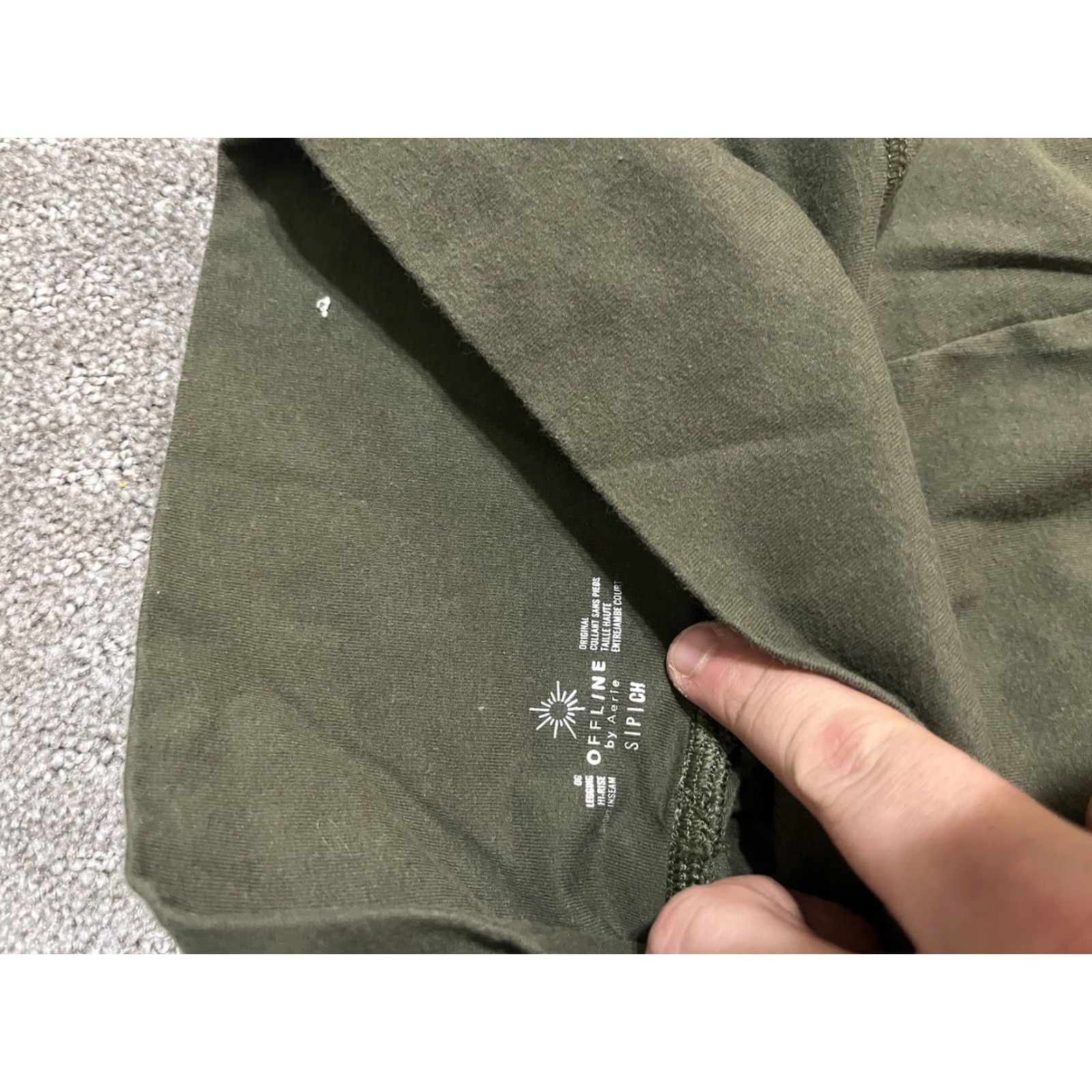 Vintage Offline Aerie Leggings High-Rise Size S Green Women Size 28" / US 6 / IT 42 - 5 Thumbnail